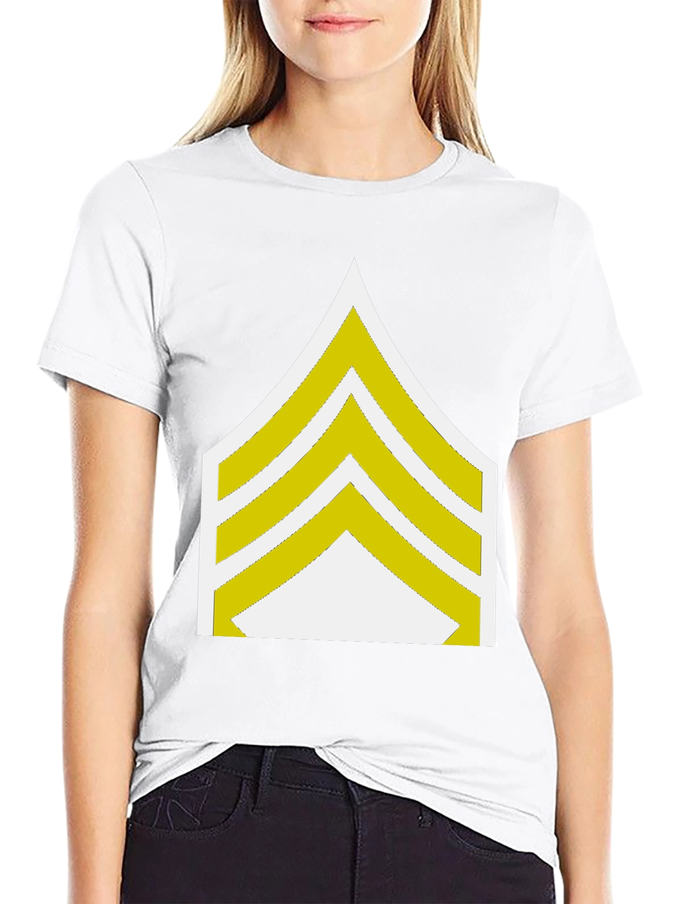 Black Sergeant Stripes T-Shirt
