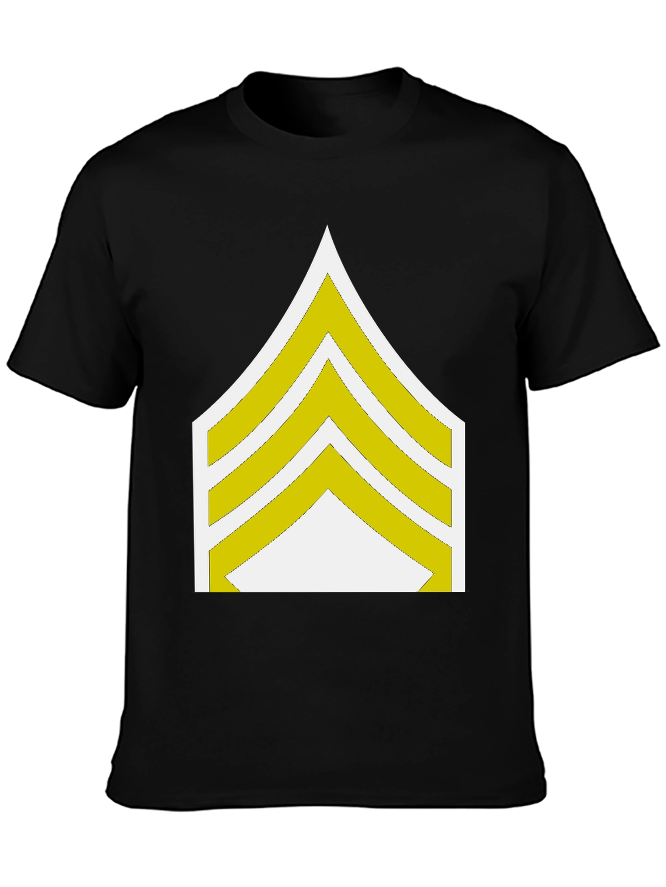 Black Sergeant Stripes T-Shirt