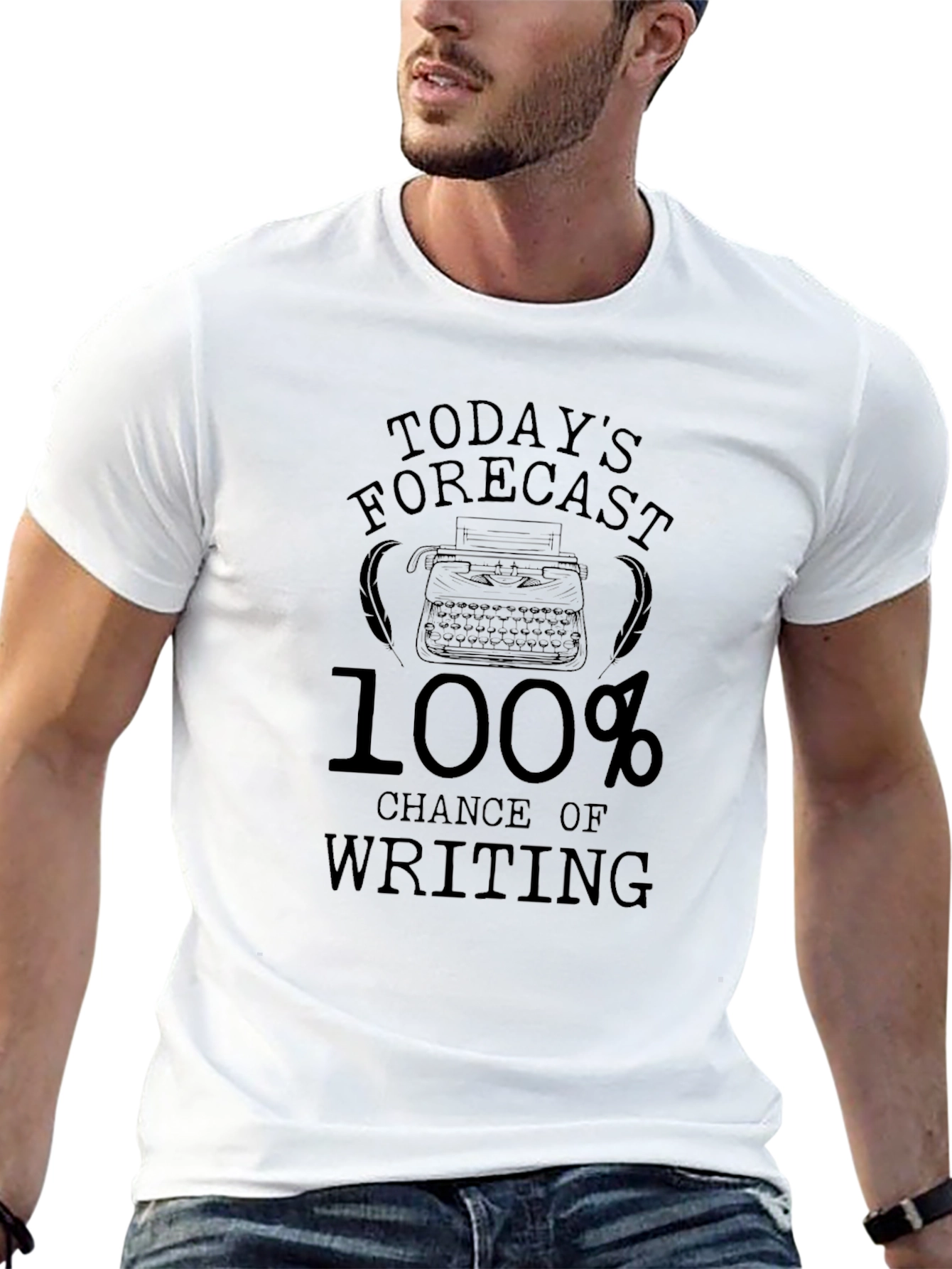 Todays Forecast Writing T-Shirt