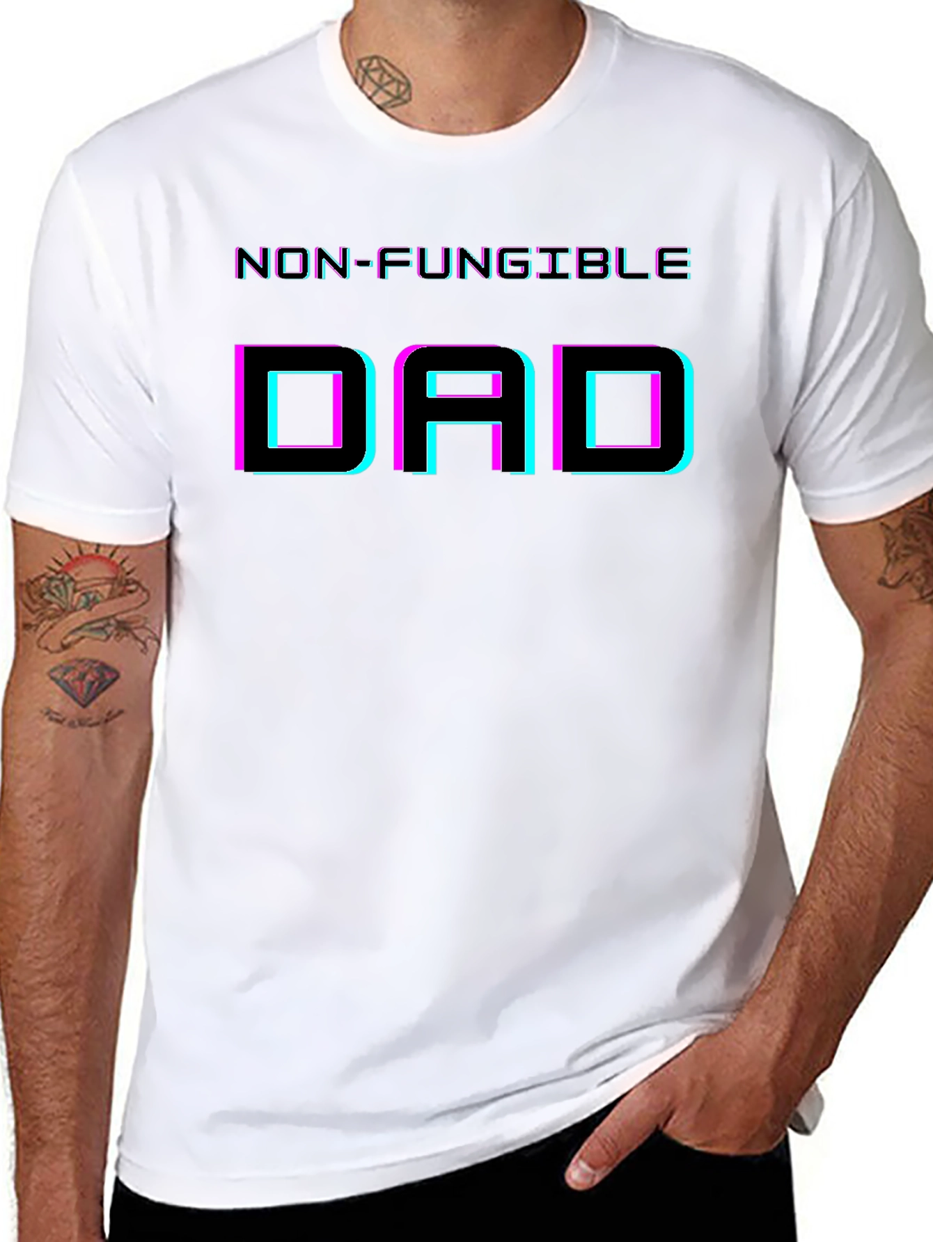 Non-Fungible Dad T-Shirt - Crypto Fathers Day Gift
