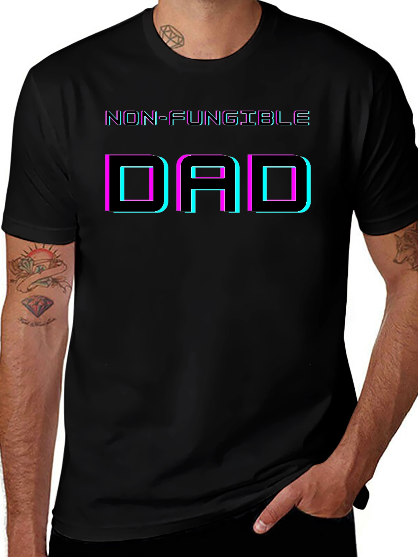 Non-Fungible Dad T-Shirt - Crypto Fathers Day Gift