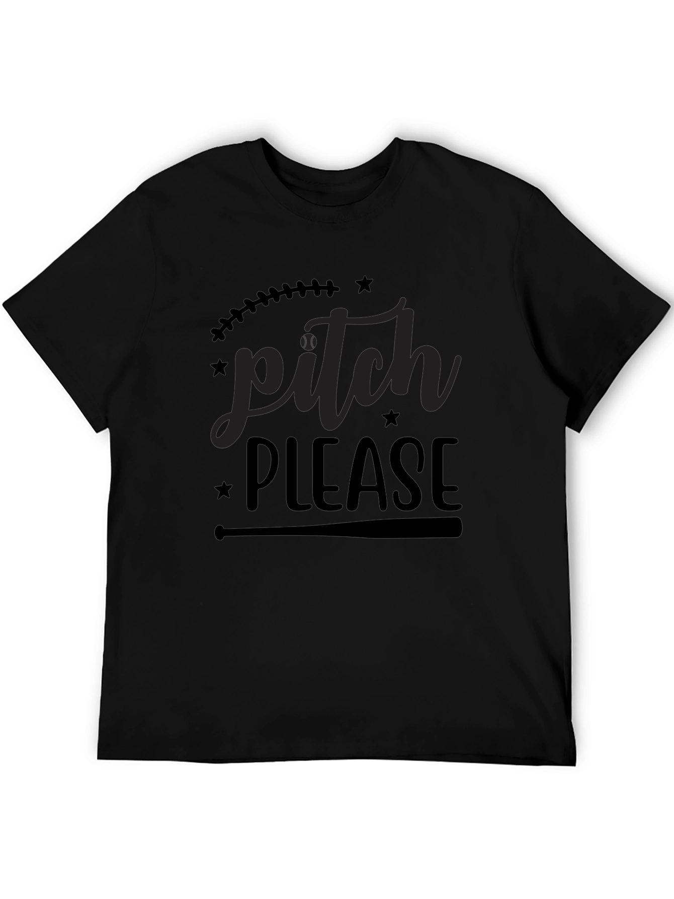 Pitch Please Graphic T-Shirt Baseball Lover Tee