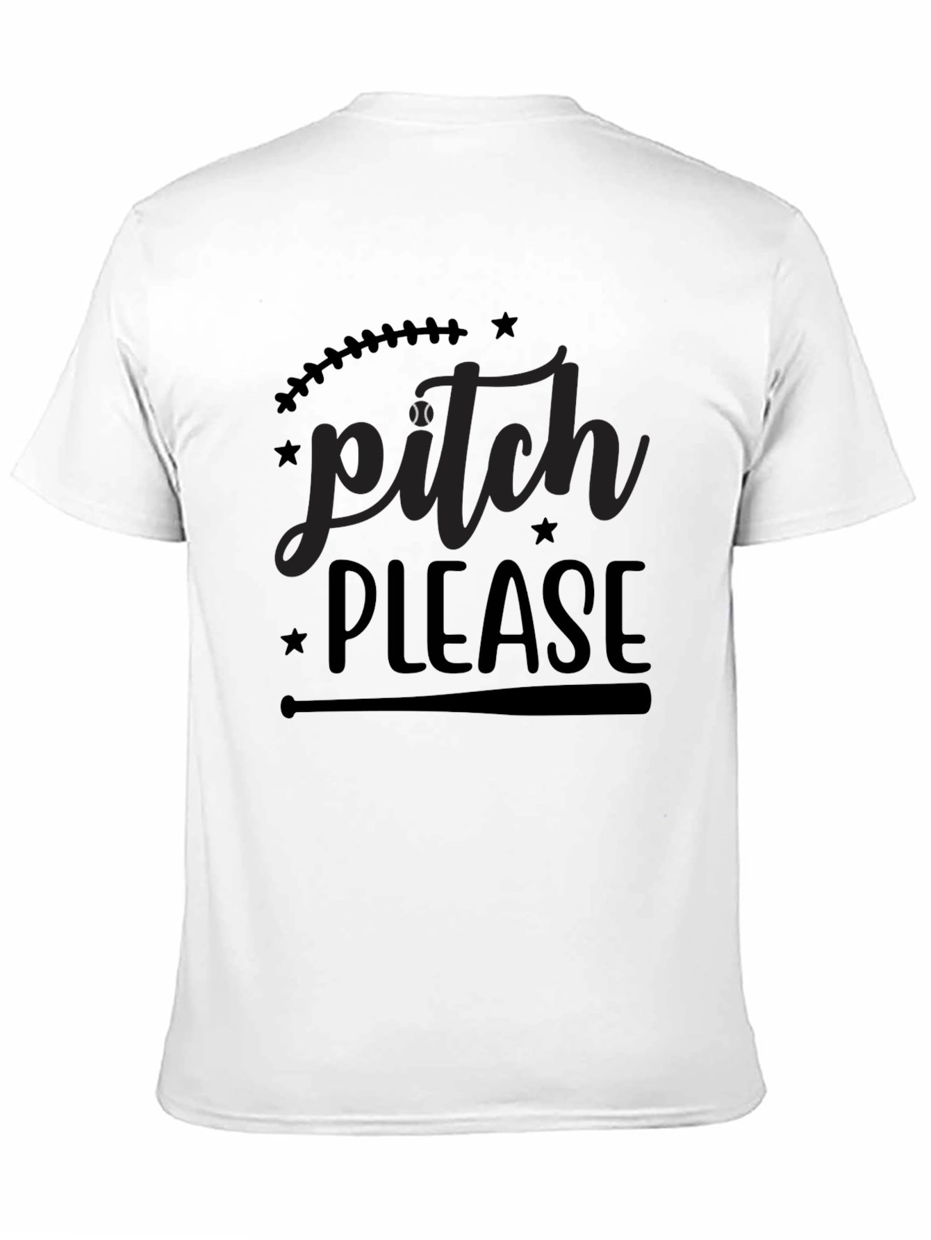 Pitch Please Graphic T-Shirt Baseball Lover Tee