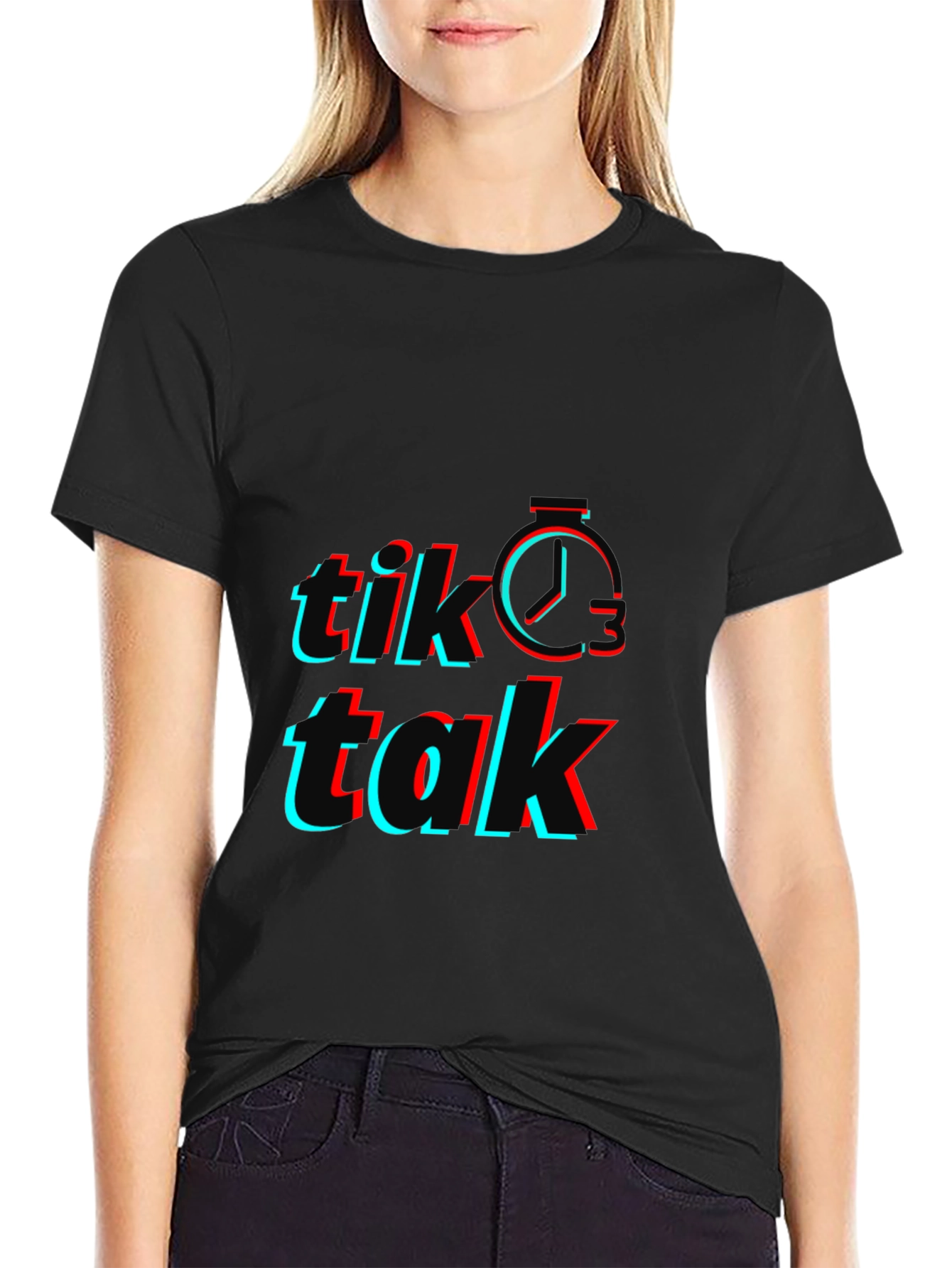 Tik Tok Time T-Shirt - Novelty Design