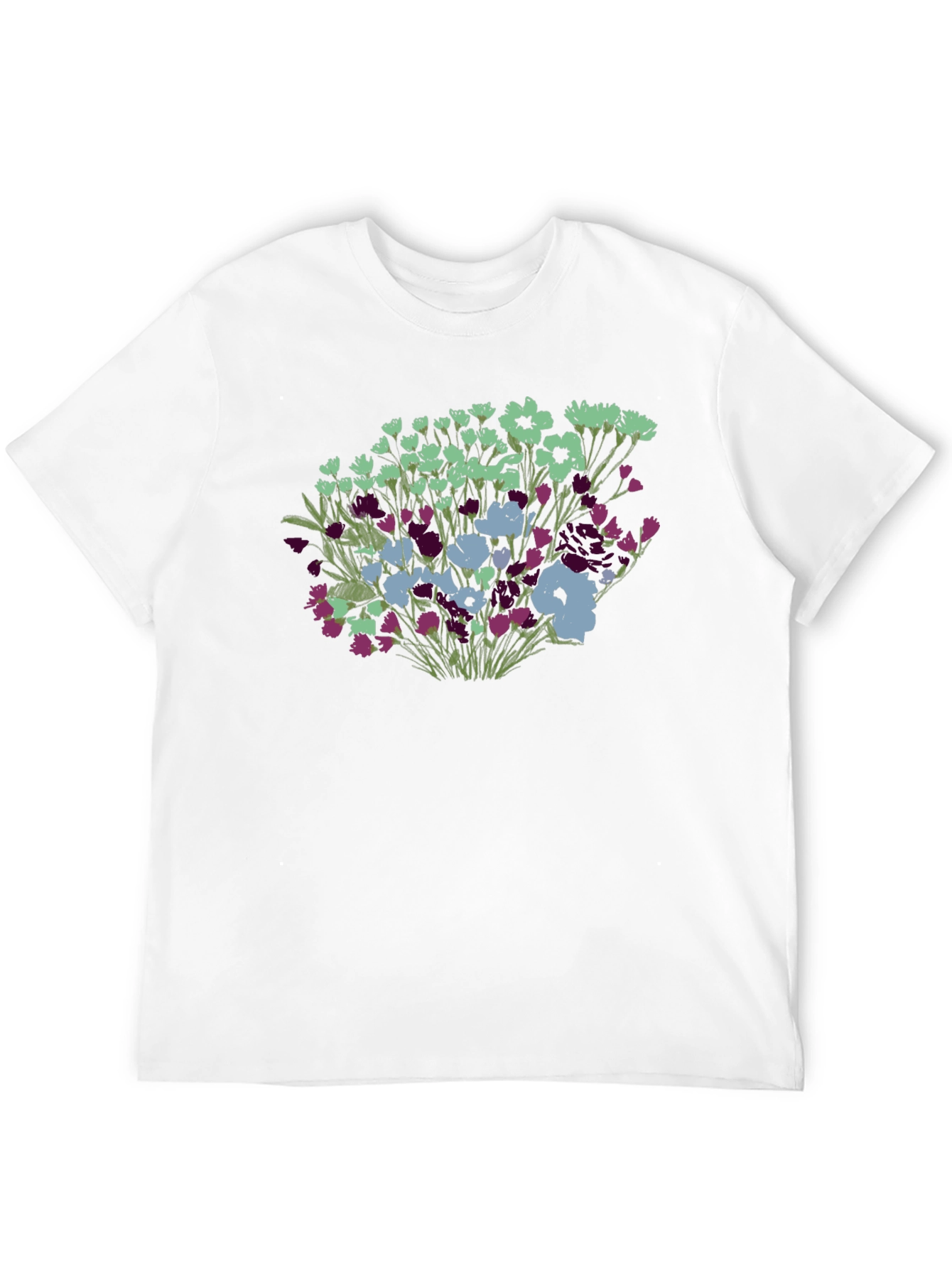 Floral Print T-Shirt - Stylish Casual Tee