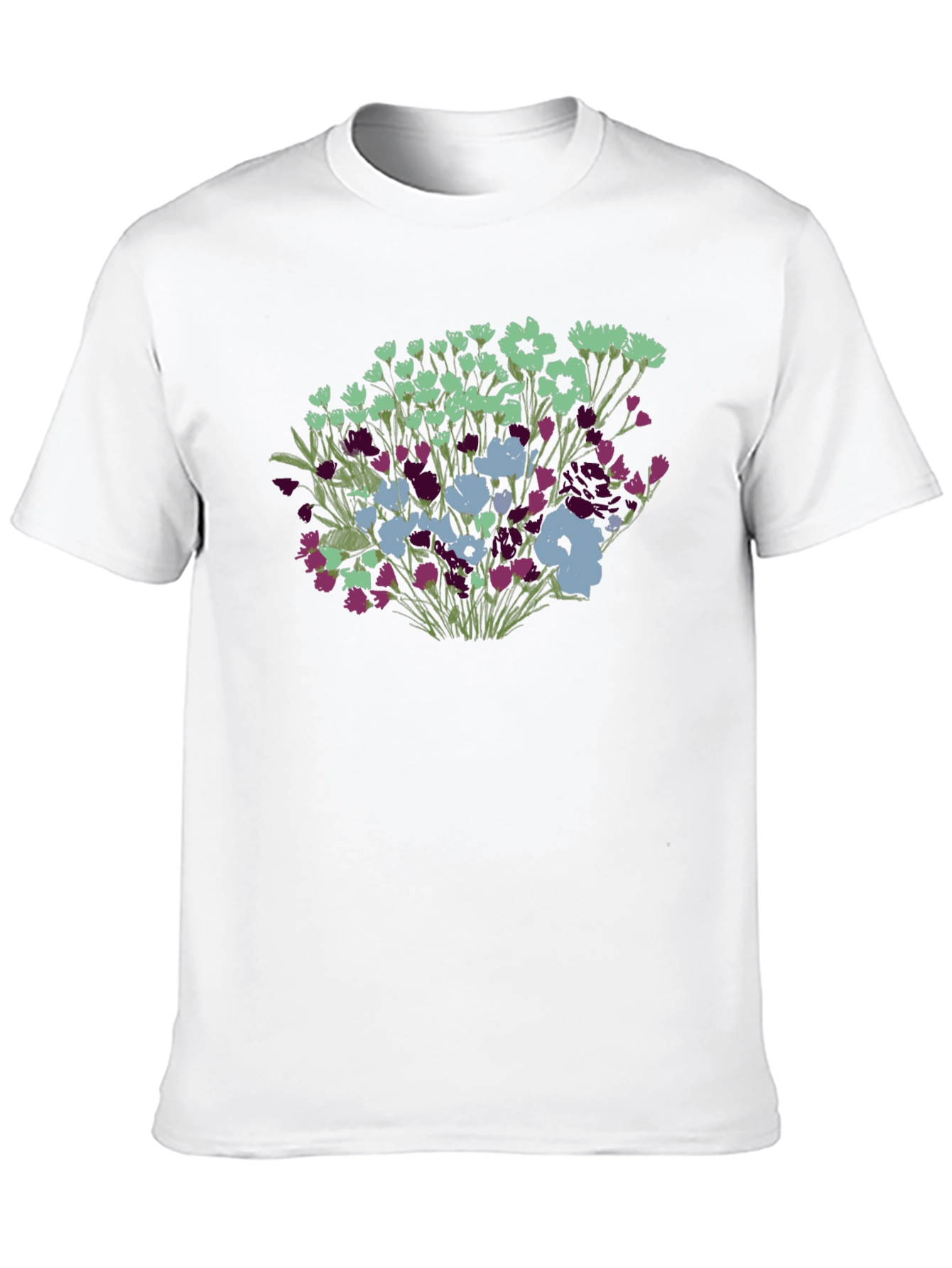 Floral Print T-Shirt - Stylish Casual Tee