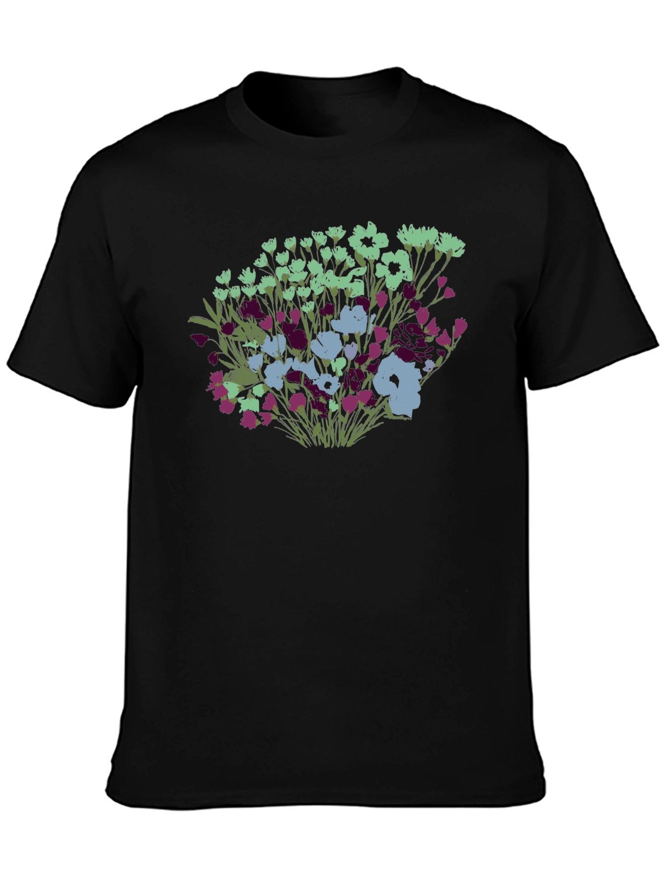 Floral Print T-Shirt - Stylish Casual Tee
