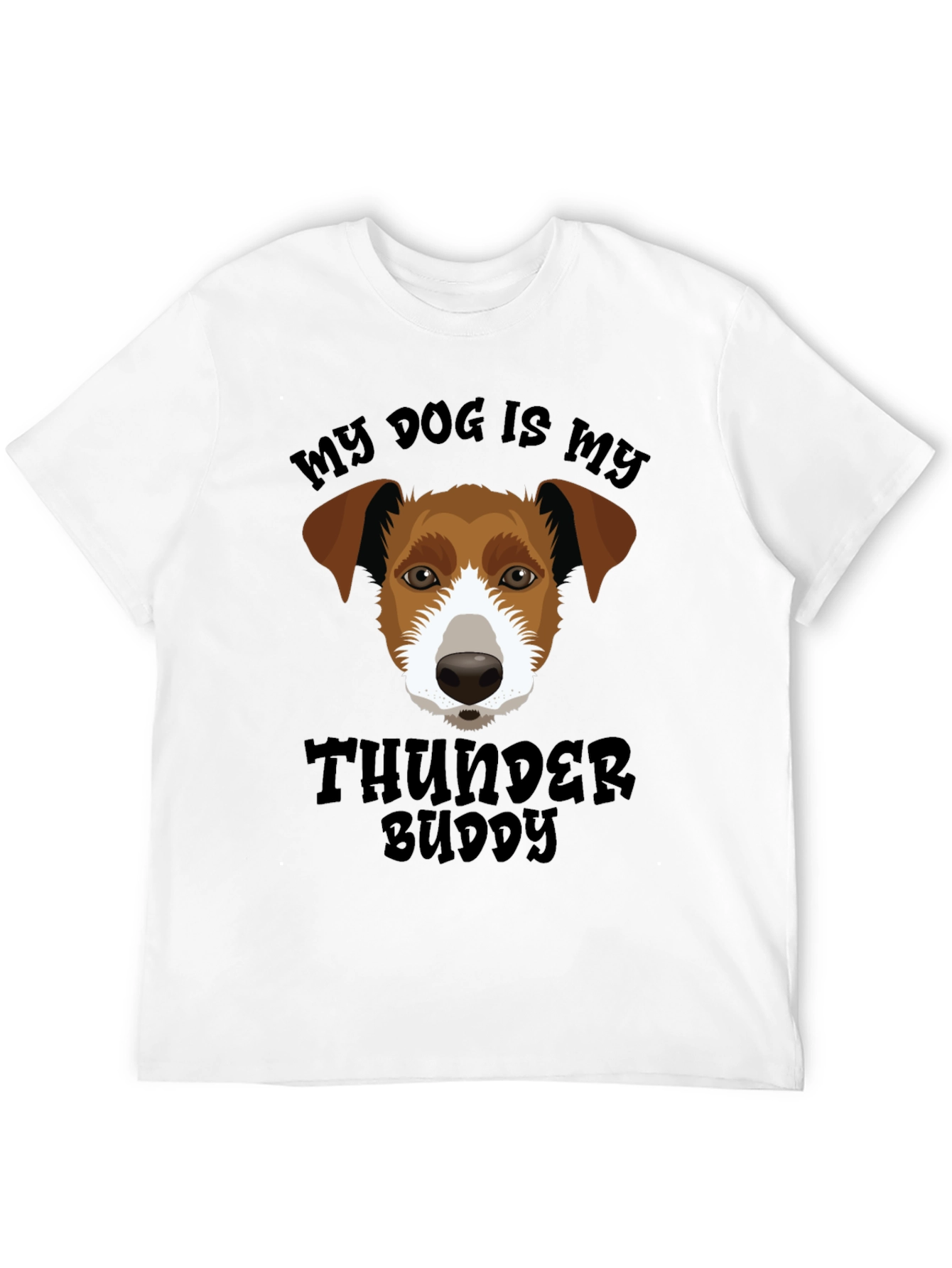 My Dog Is My Thunder Buddy Graphic T-Shirt