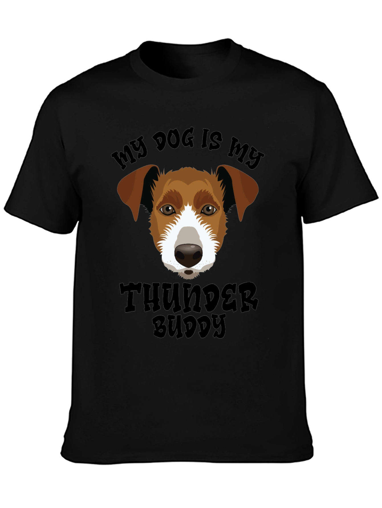 My Dog Is My Thunder Buddy Graphic T-Shirt
