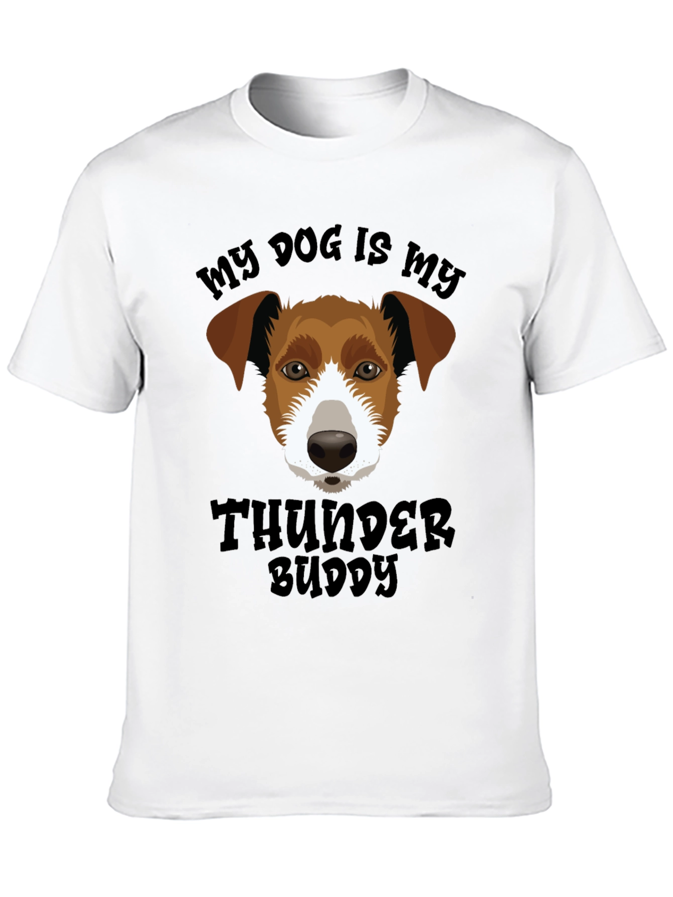 My Dog Is My Thunder Buddy Graphic T-Shirt
