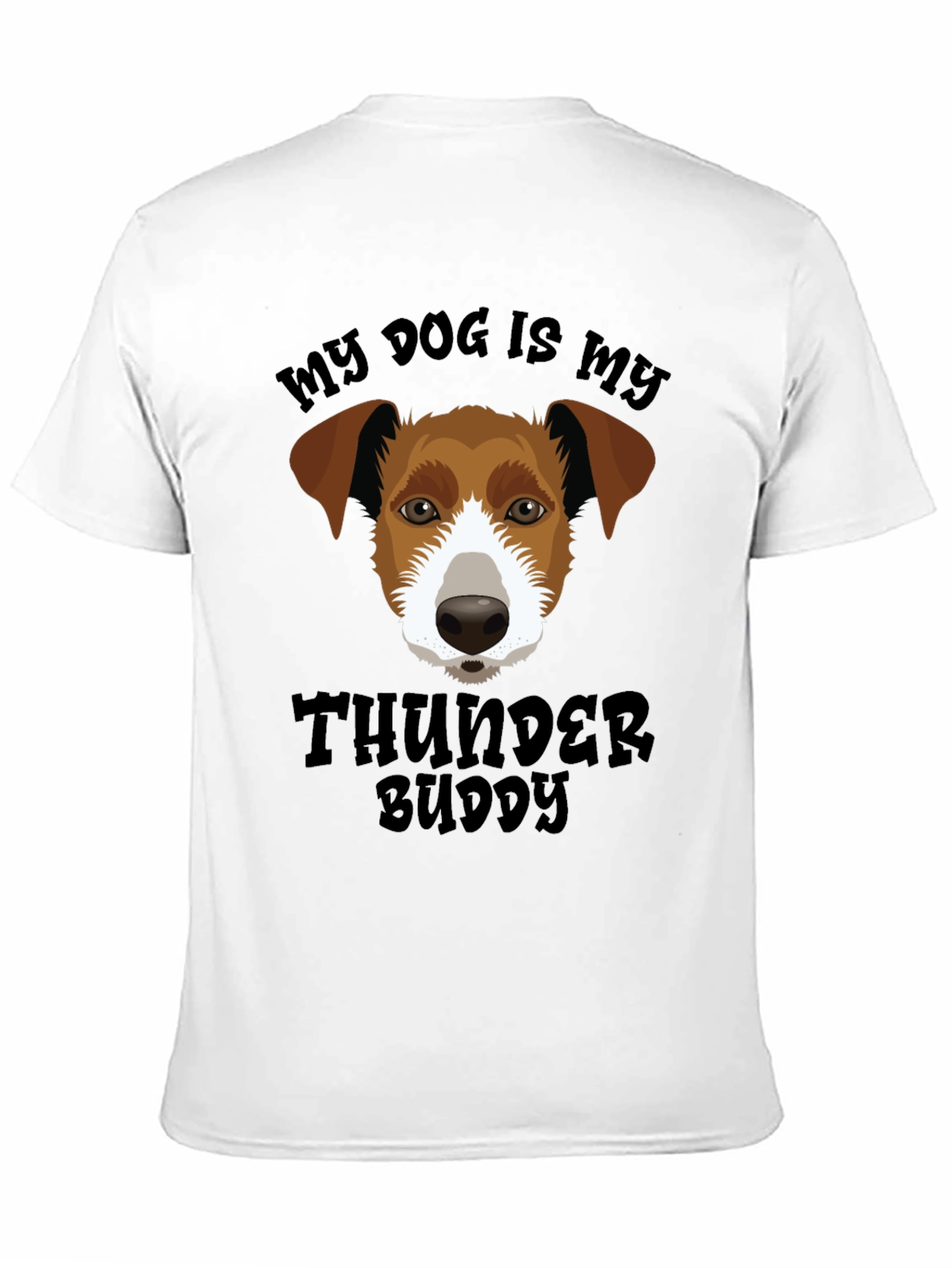 My Dog Is My Thunder Buddy Graphic T-Shirt