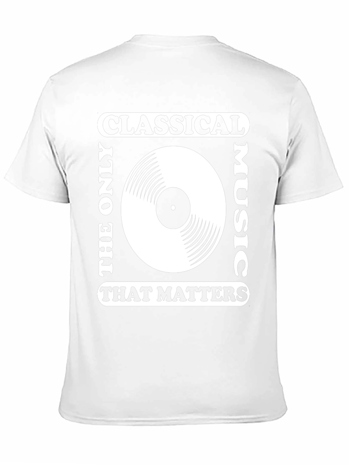 Classical Music Vinyl Record Graphic T-Shirt