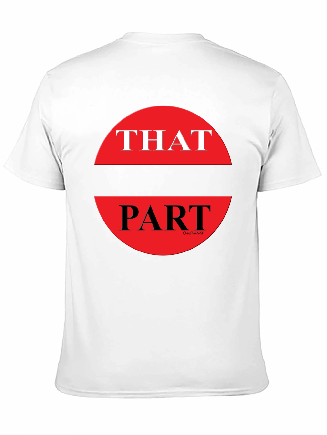 That Part Graphic Tee - Black Crew Neck T-Shirt
