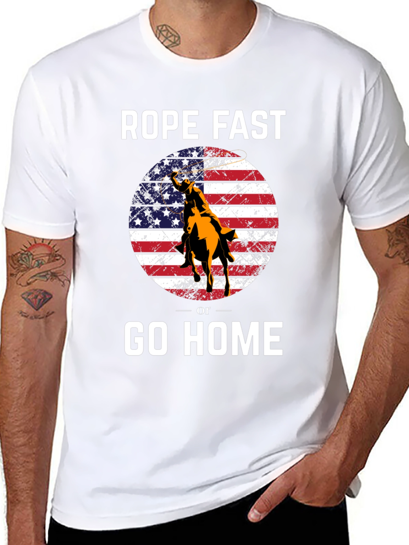 Rope Fast or Go Home Graphic T-Shirt