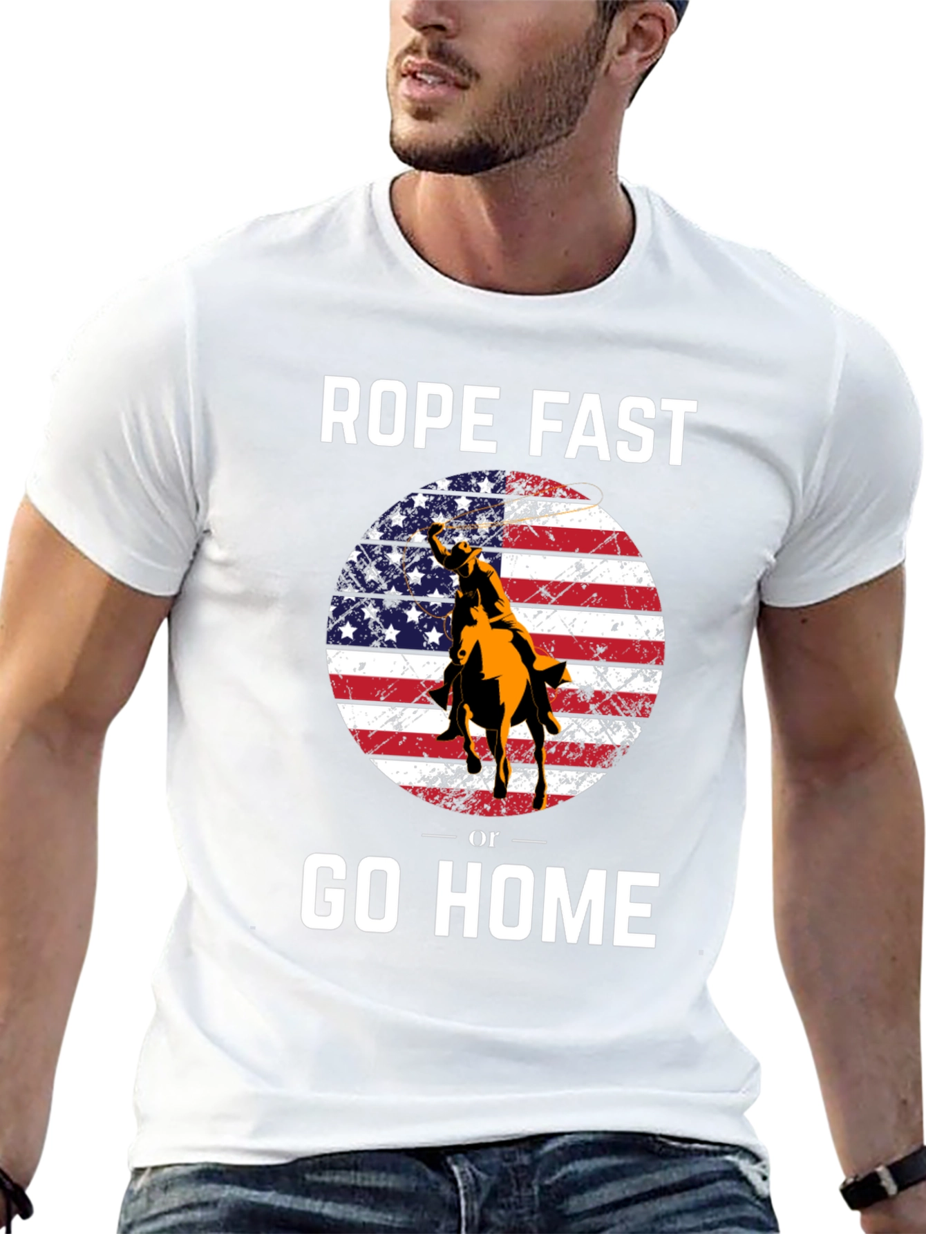 Rope Fast or Go Home Graphic T-Shirt