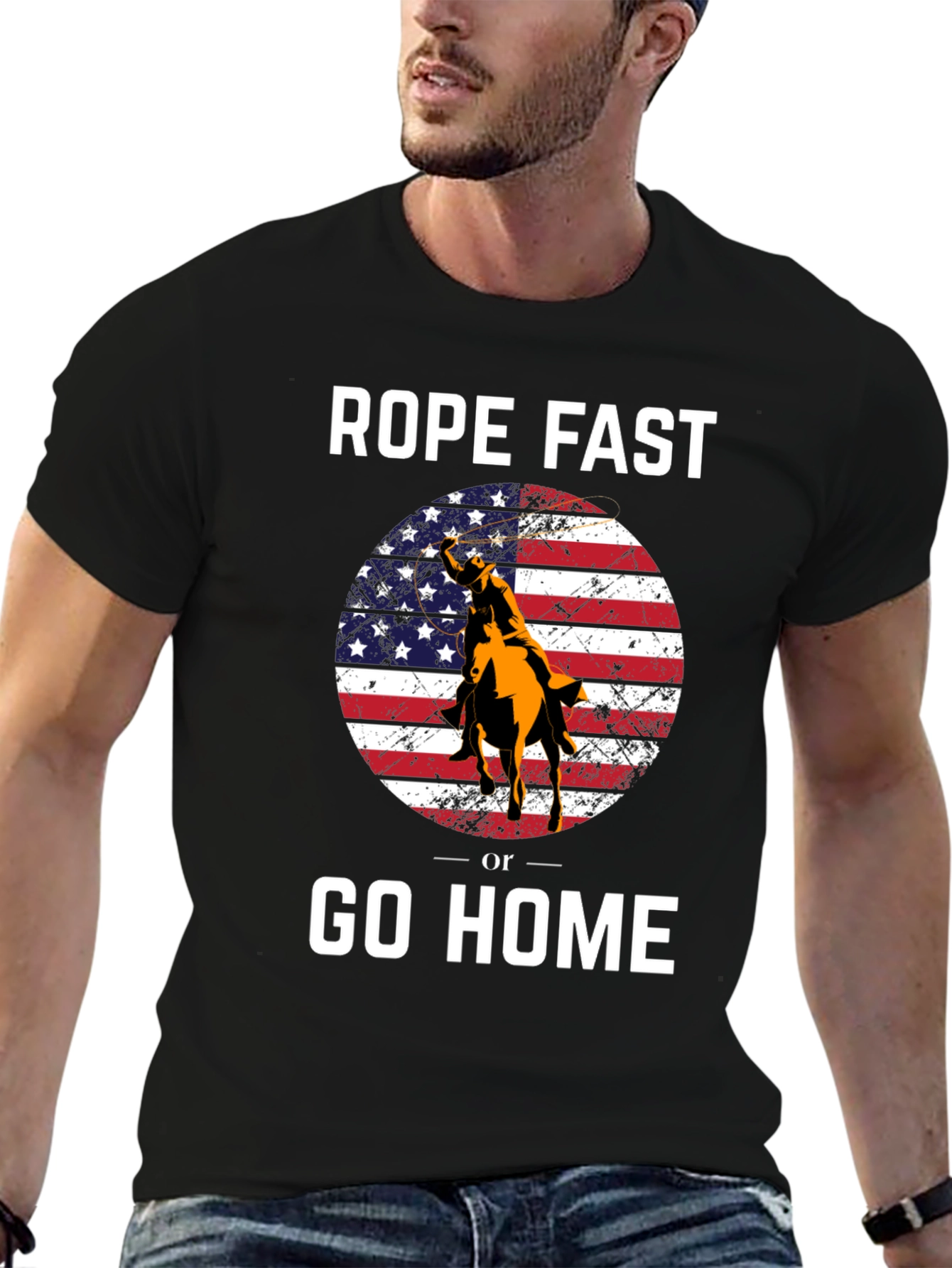 Rope Fast or Go Home Graphic T-Shirt