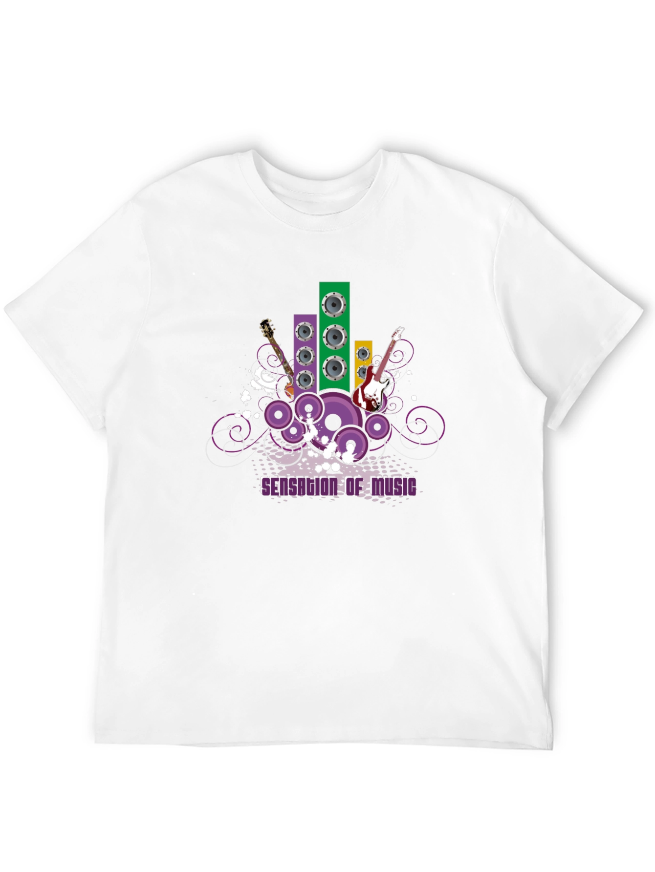 Music Lovers Graphic Tee - Black