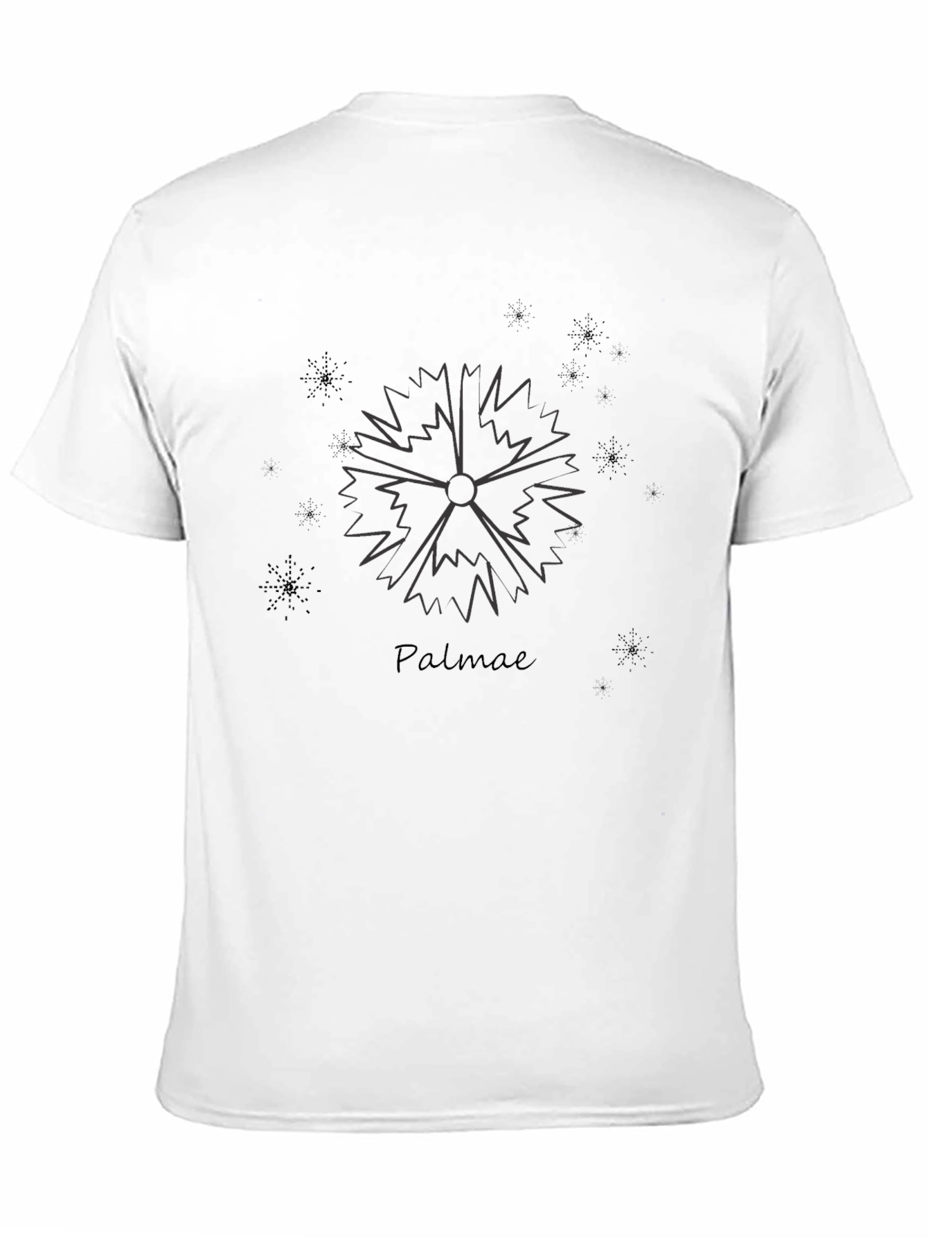 Palmae Graphic Print Black T-Shirt