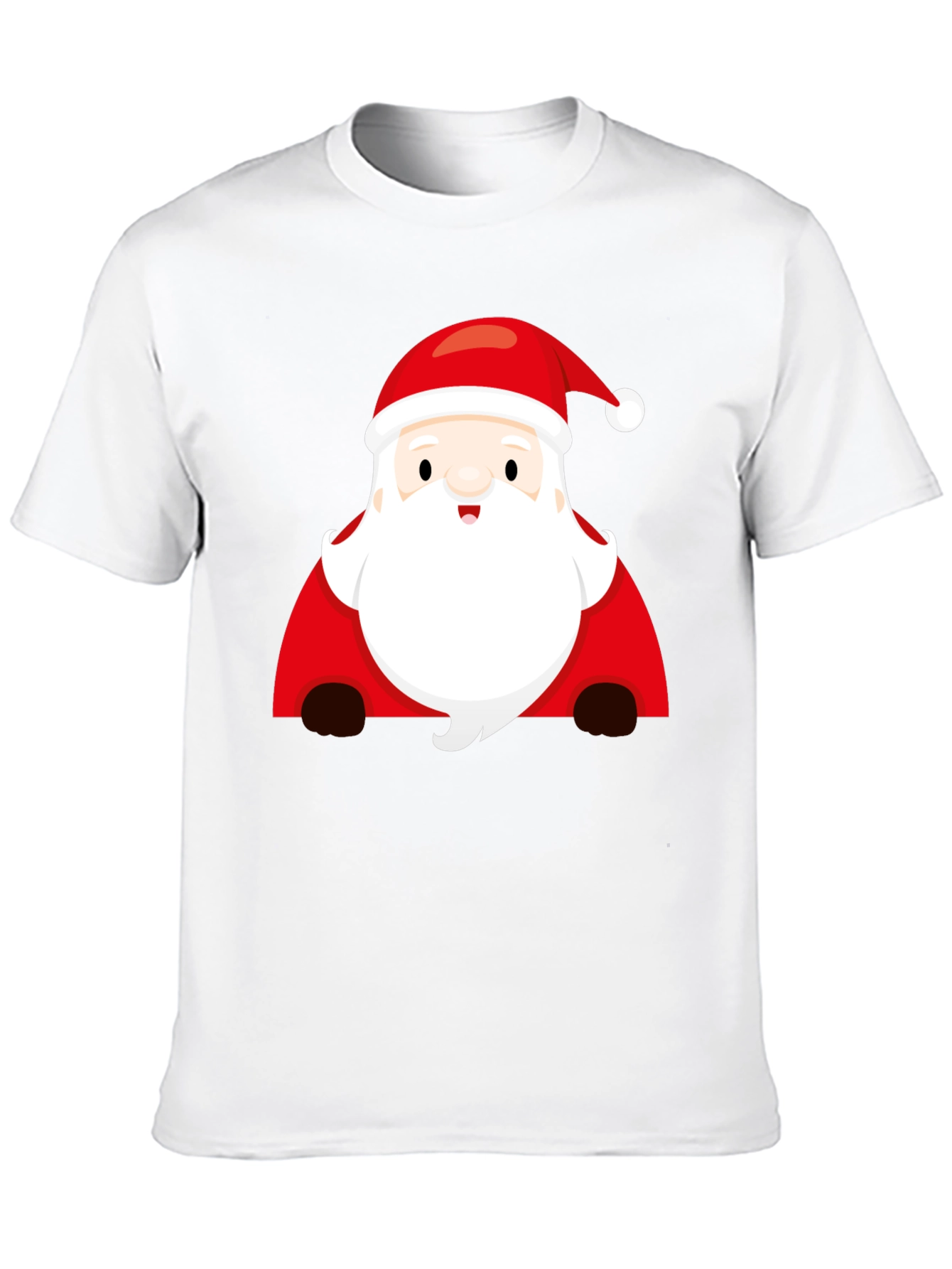 Santa Graphic Tee - Festive Christmas Shirt