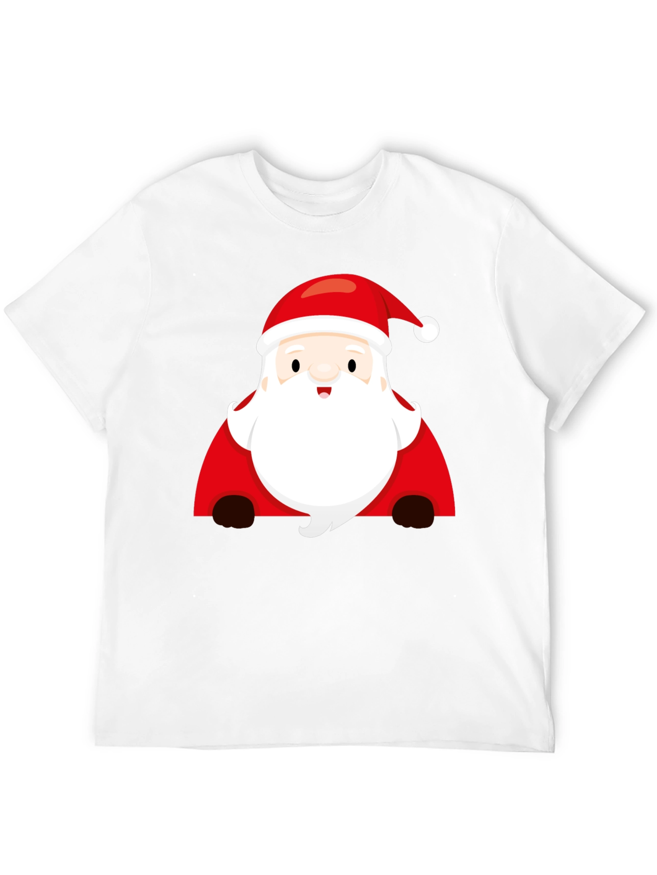 Santa Graphic Tee - Festive Christmas Shirt