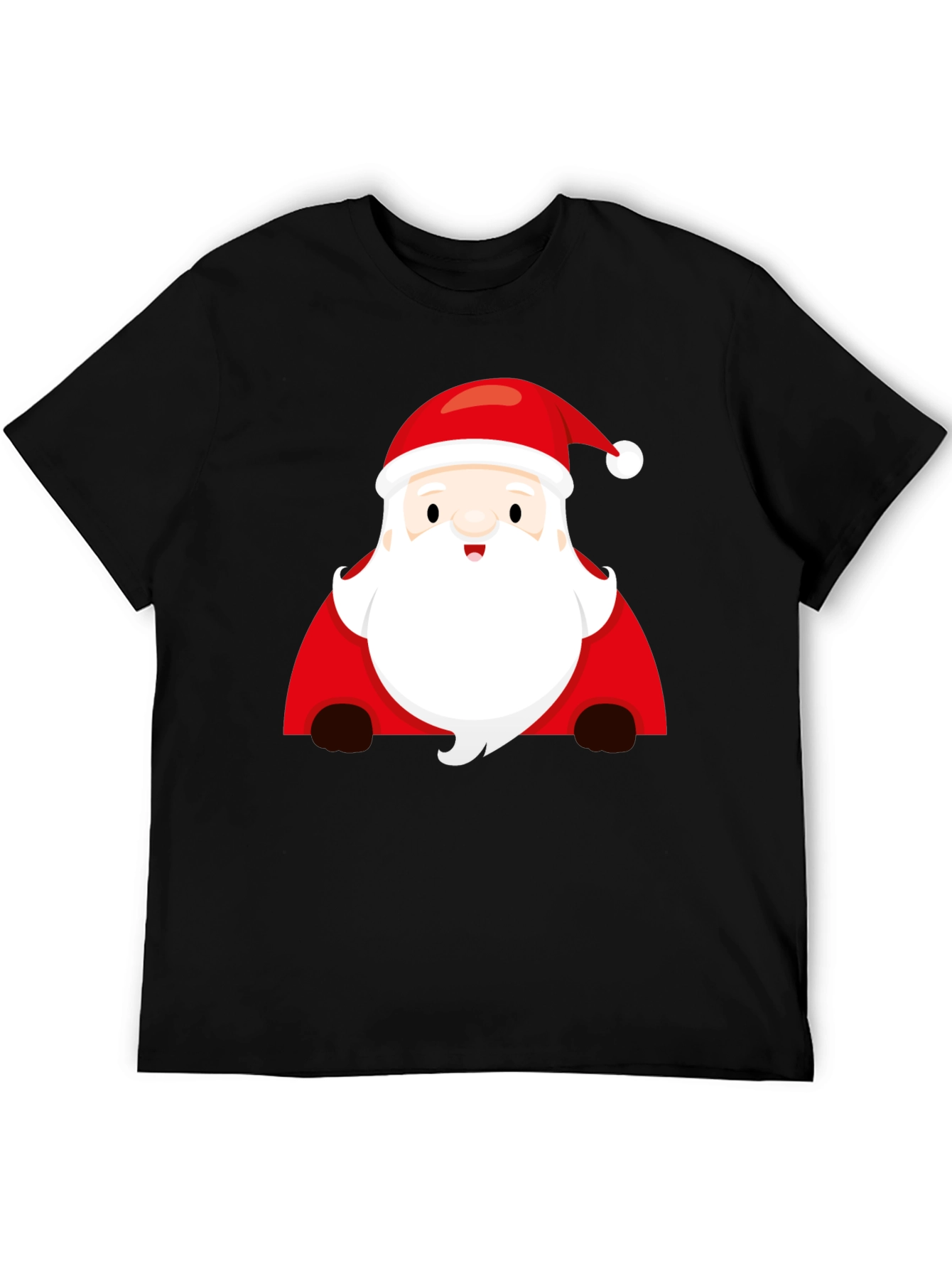 Santa Graphic Tee - Festive Christmas Shirt