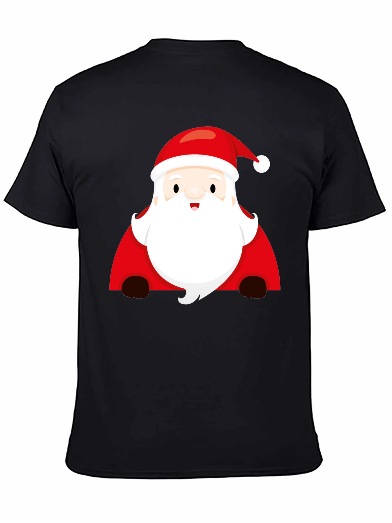 Santa Graphic Tee - Festive Christmas Shirt