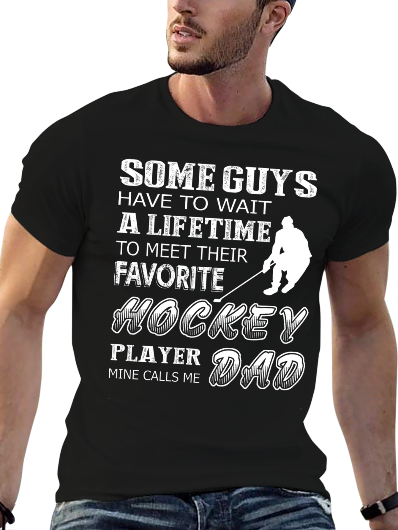Hockey Dad Graphic T-Shirt