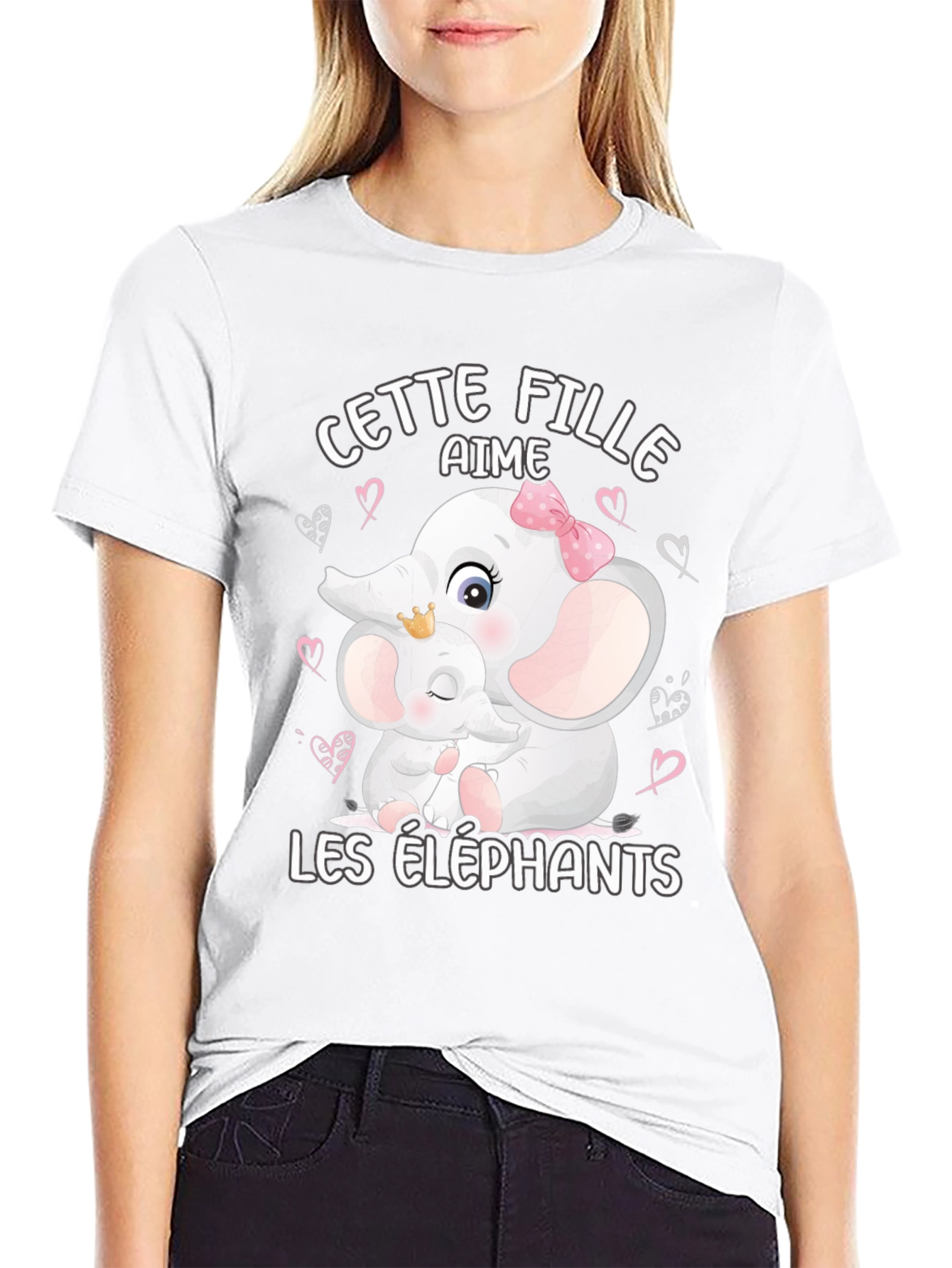 Cute Elephant Mom & Baby T-Shirt