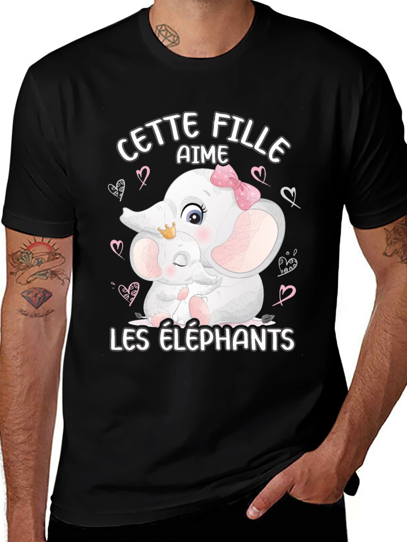 Cute Elephant Mom & Baby T-Shirt