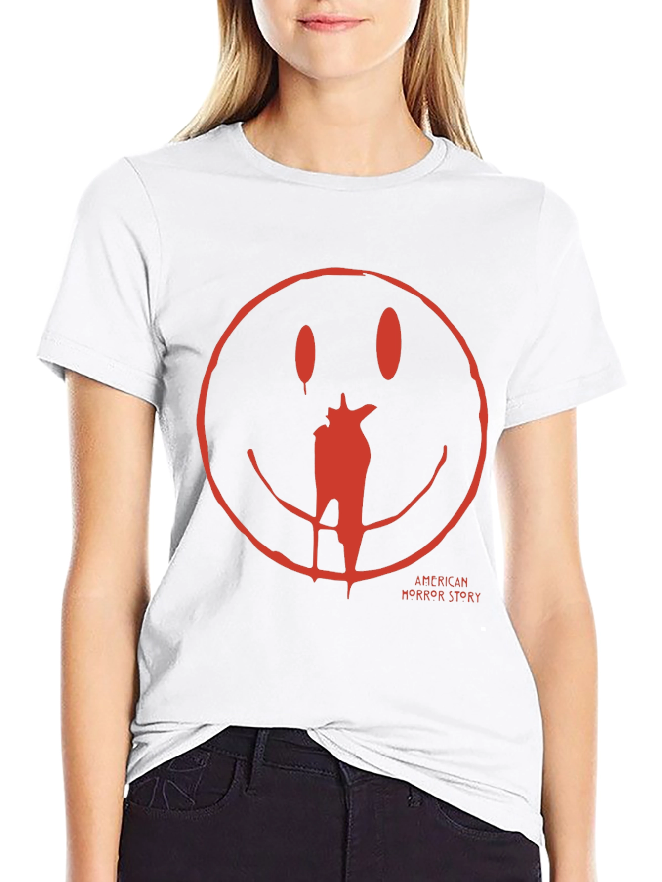 American Horror Story Smiley Face T-Shirt