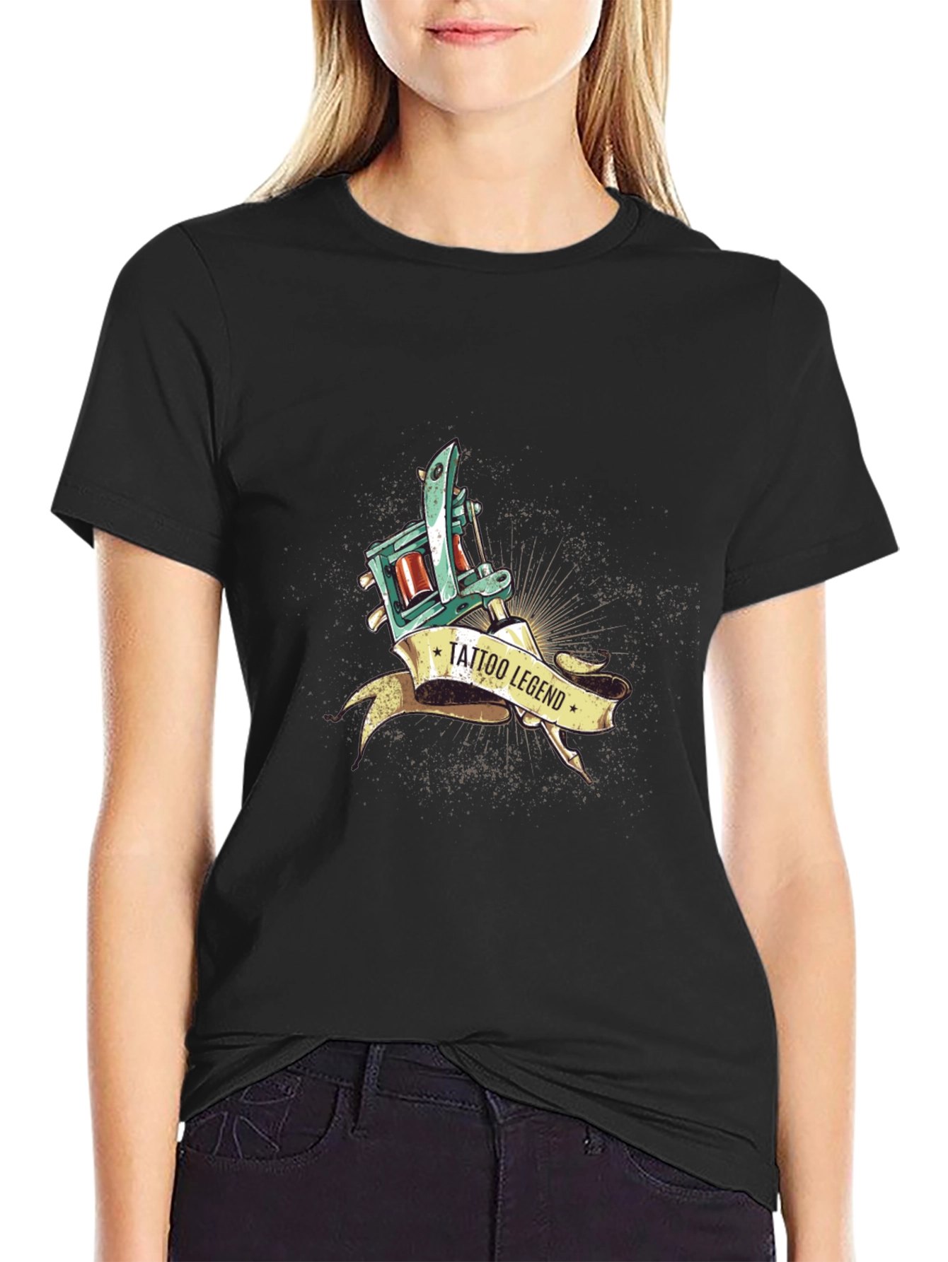 Tattoo Legend Graphic Tee - Black