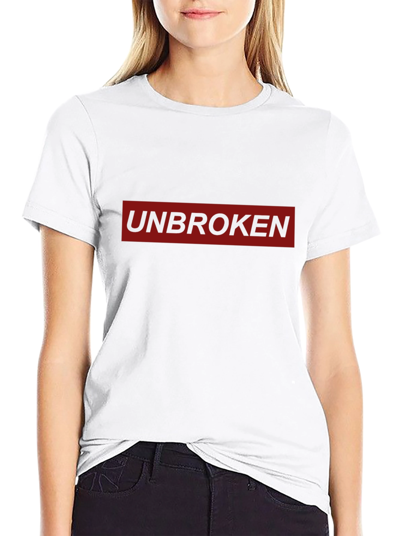 Unbroken Graphic Tee - Bold Statement T-Shirt