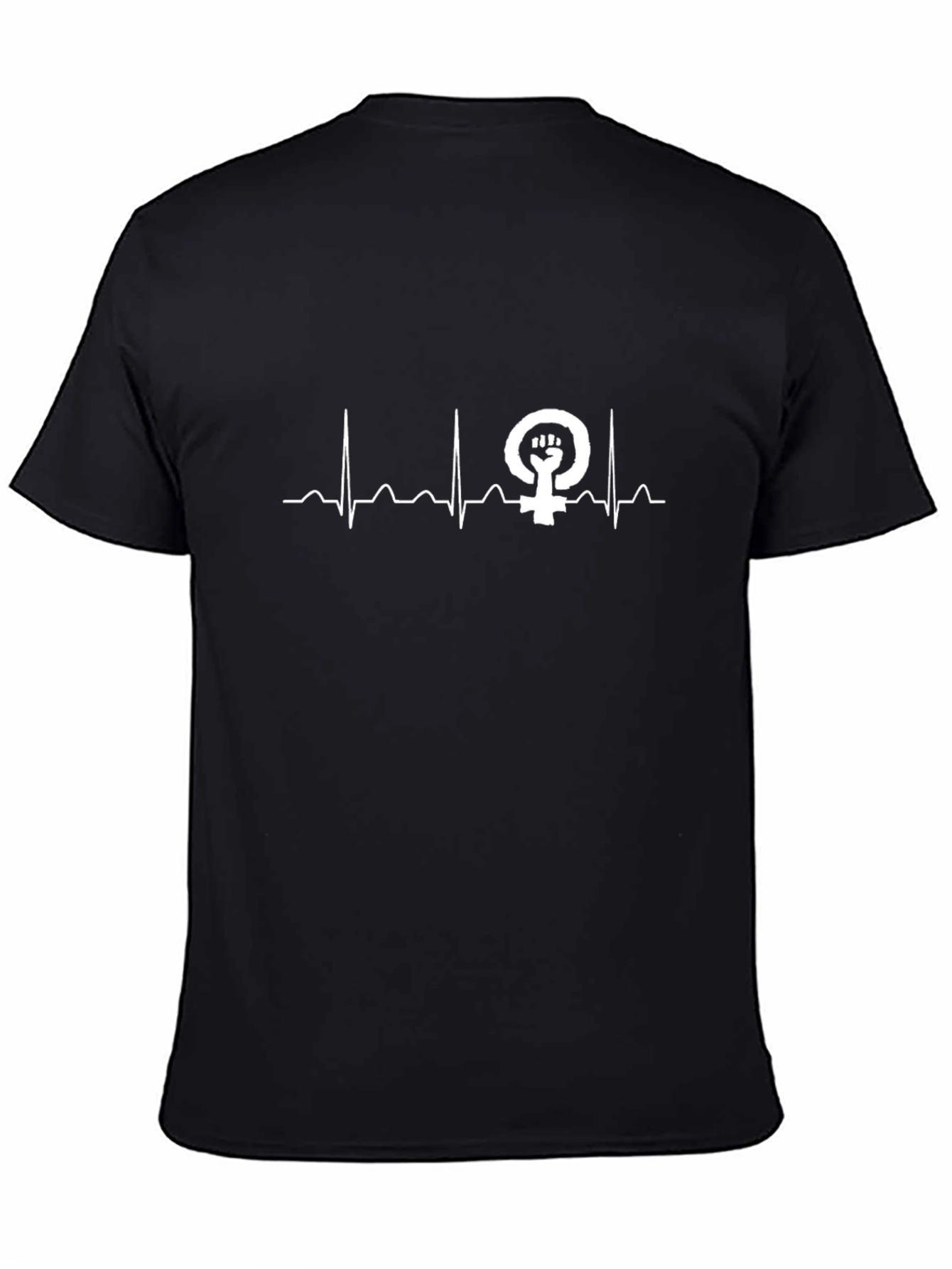 Feminist Heartbeat T-Shirt - Empowering Design