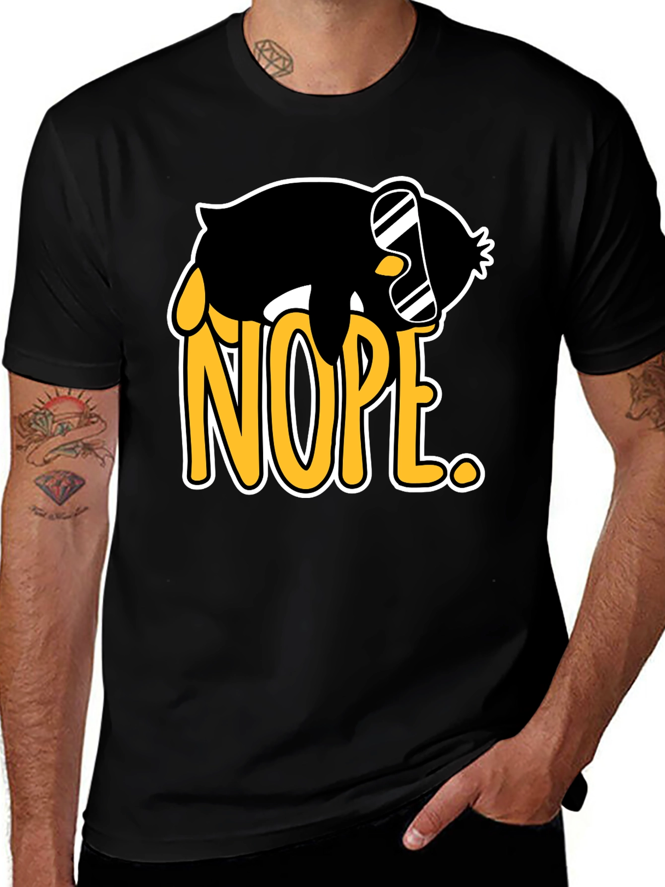 Penguin Nope T-Shirt: Cool & Comfy Cotton Tee