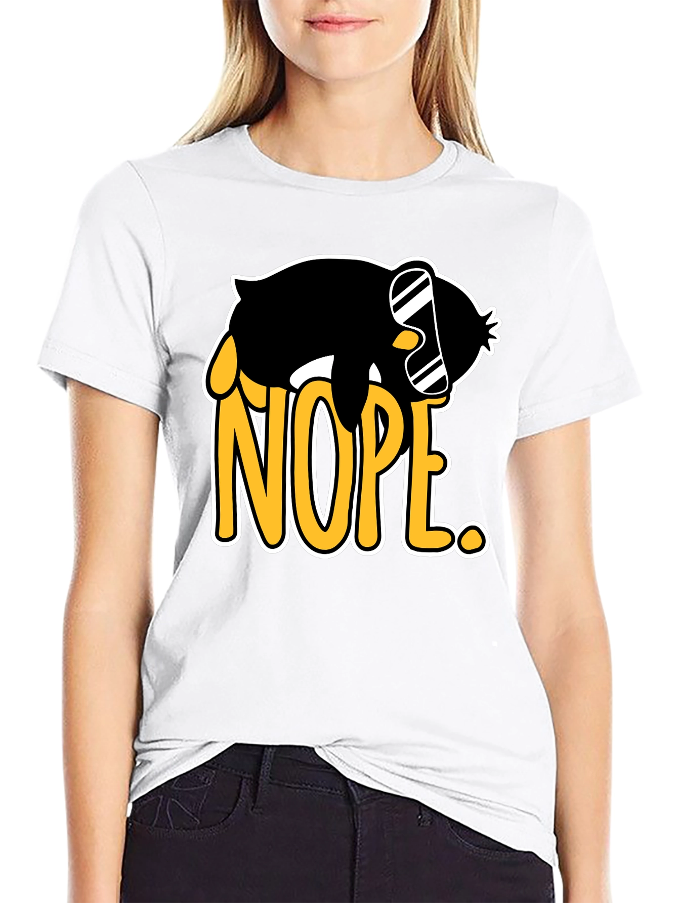 Penguin Nope T-Shirt: Cool & Comfy Cotton Tee