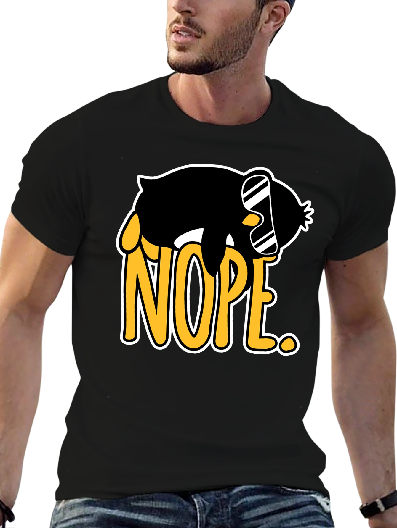 Penguin Nope T-Shirt: Cool & Comfy Cotton Tee