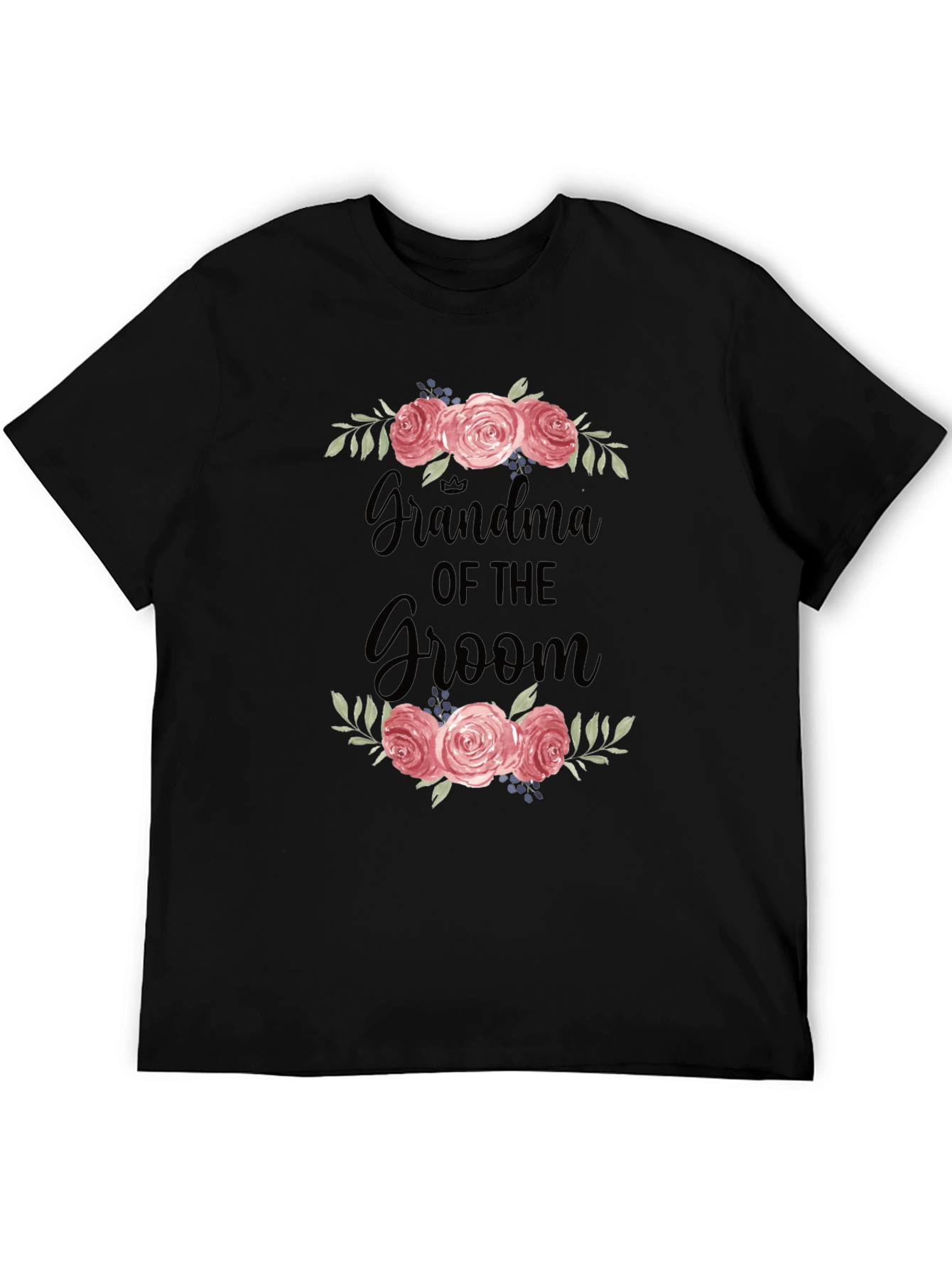 Grandma of the Groom Floral Graphic Tee