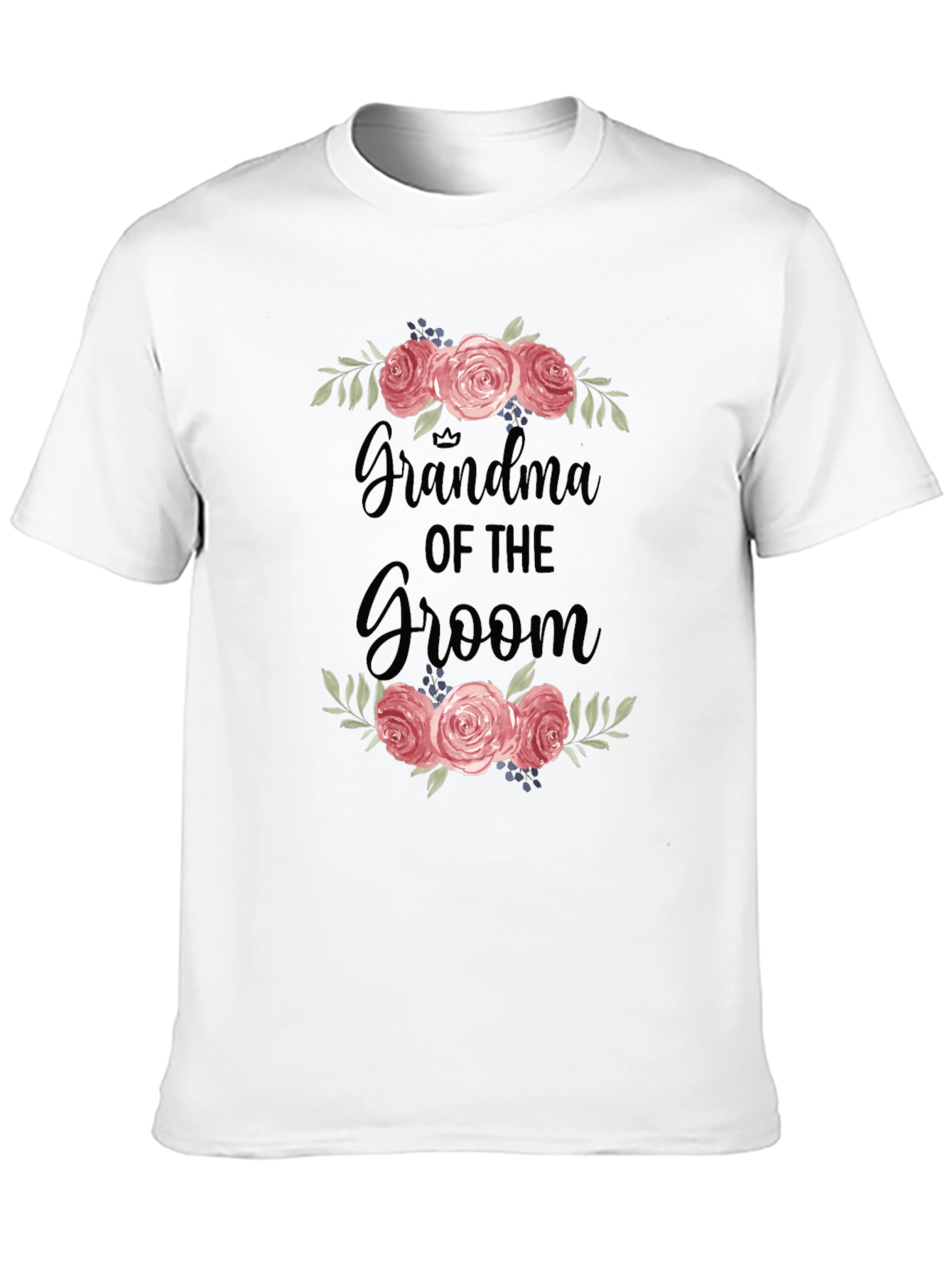 Grandma of the Groom Floral Graphic Tee