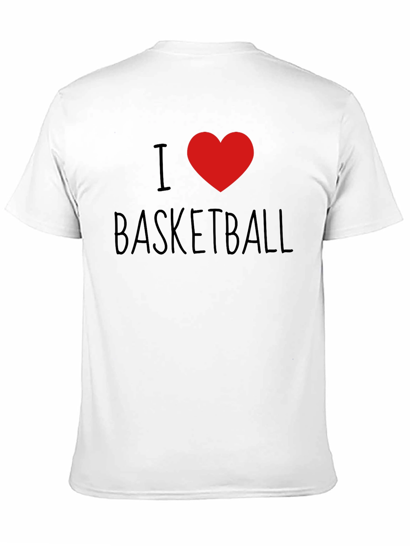 I Heart Basketball Black T-Shirt