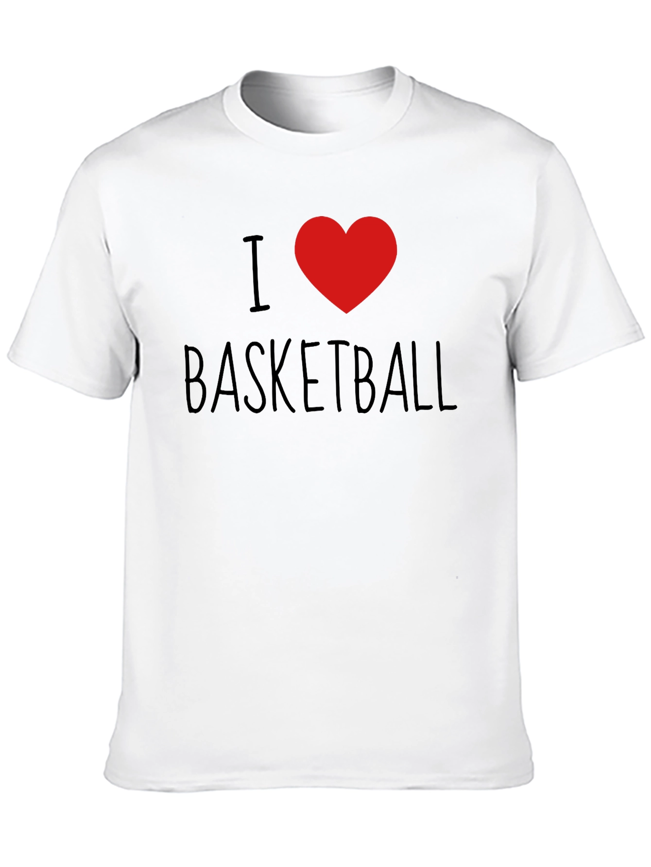 I Heart Basketball Black T-Shirt