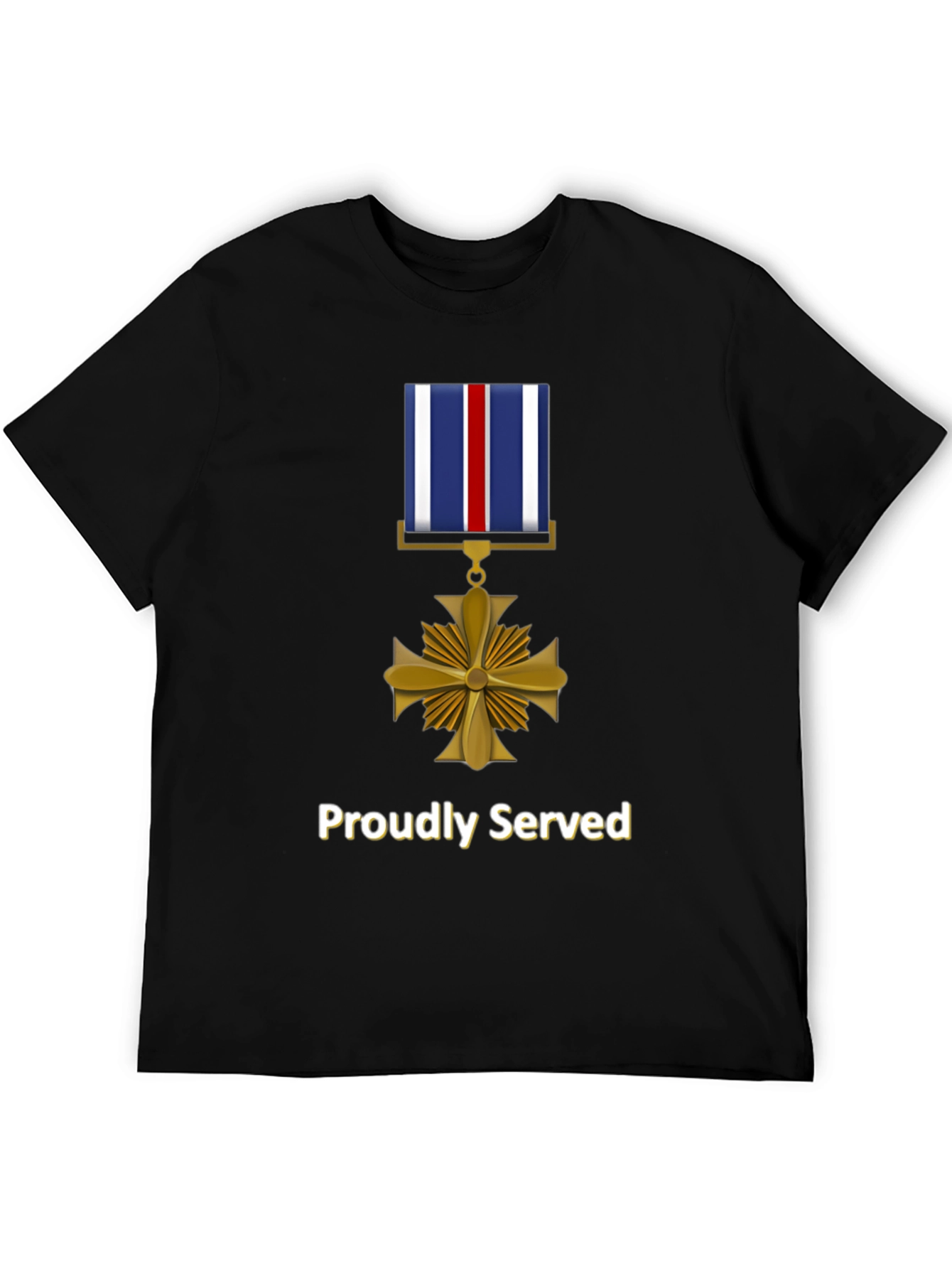 Proudly Served Military Medal T-Shirt