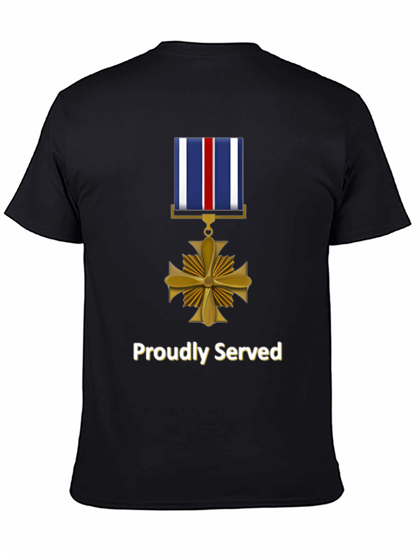 Proudly Served Military Medal T-Shirt