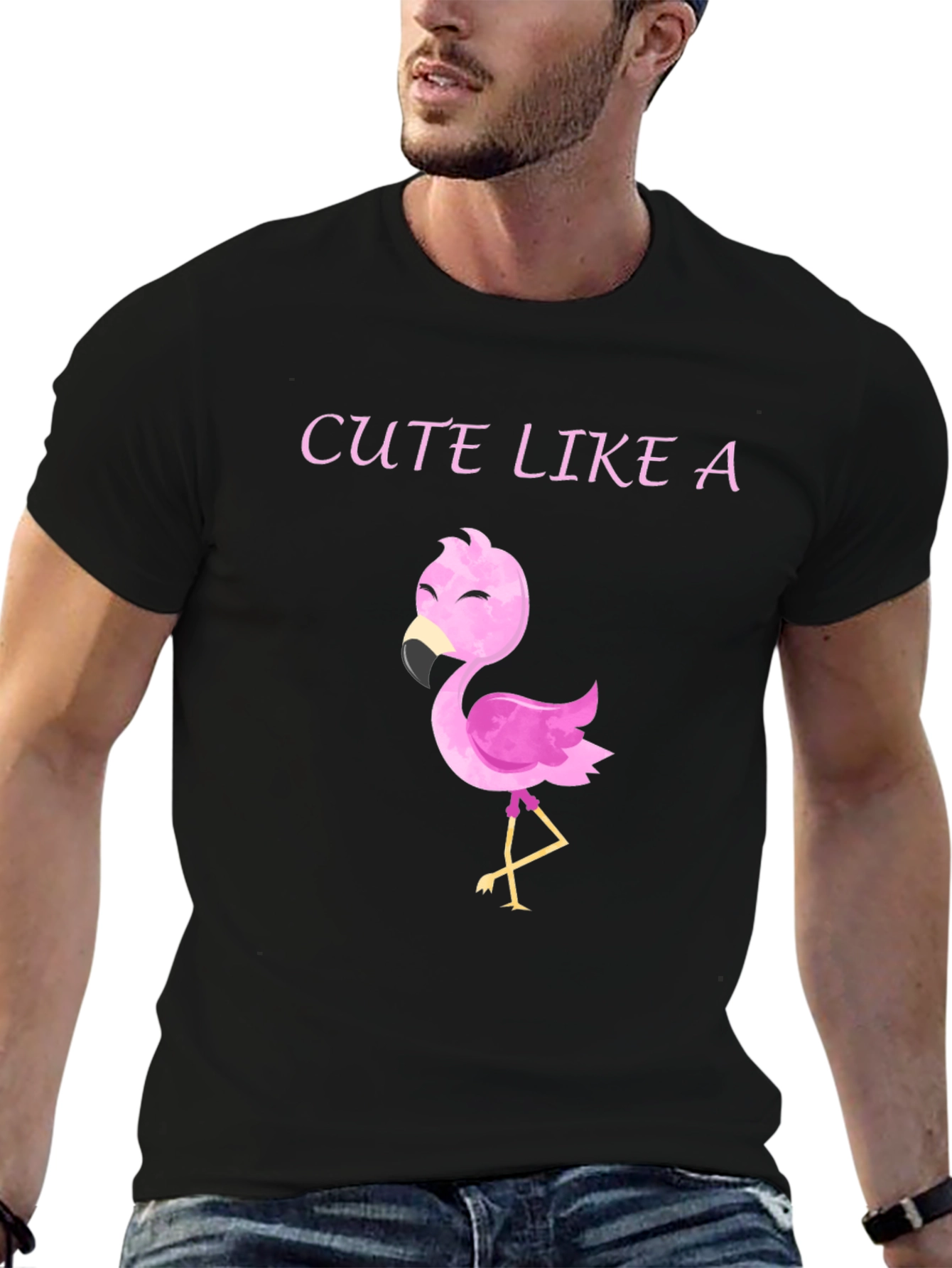 Cute Flamingo Graphic Tee