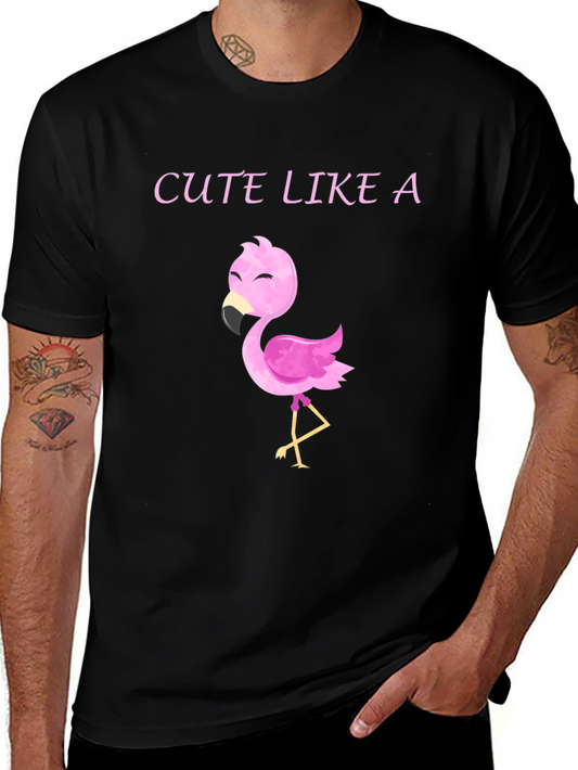 Cute Flamingo Graphic Tee