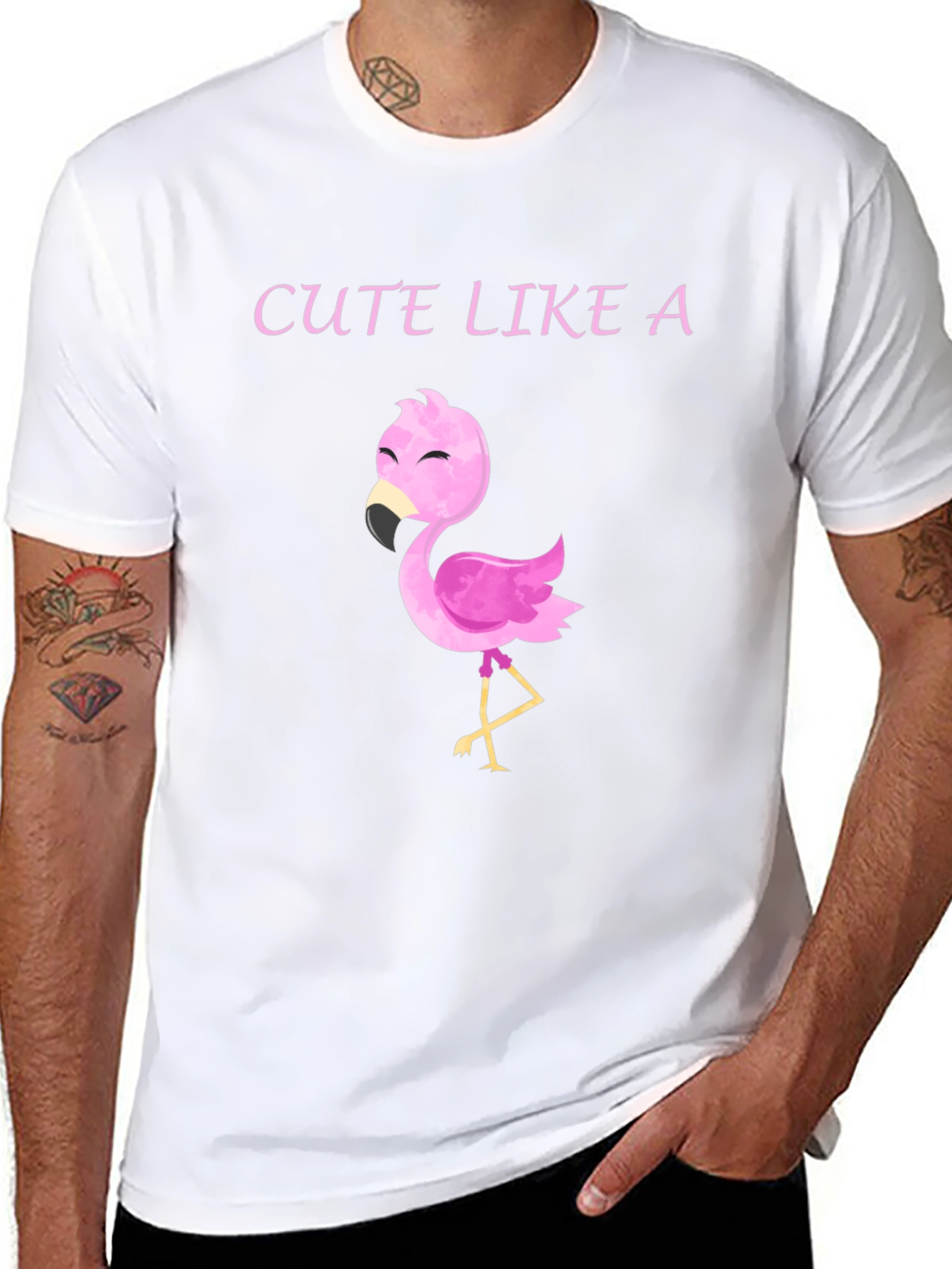 Cute Flamingo Graphic Tee