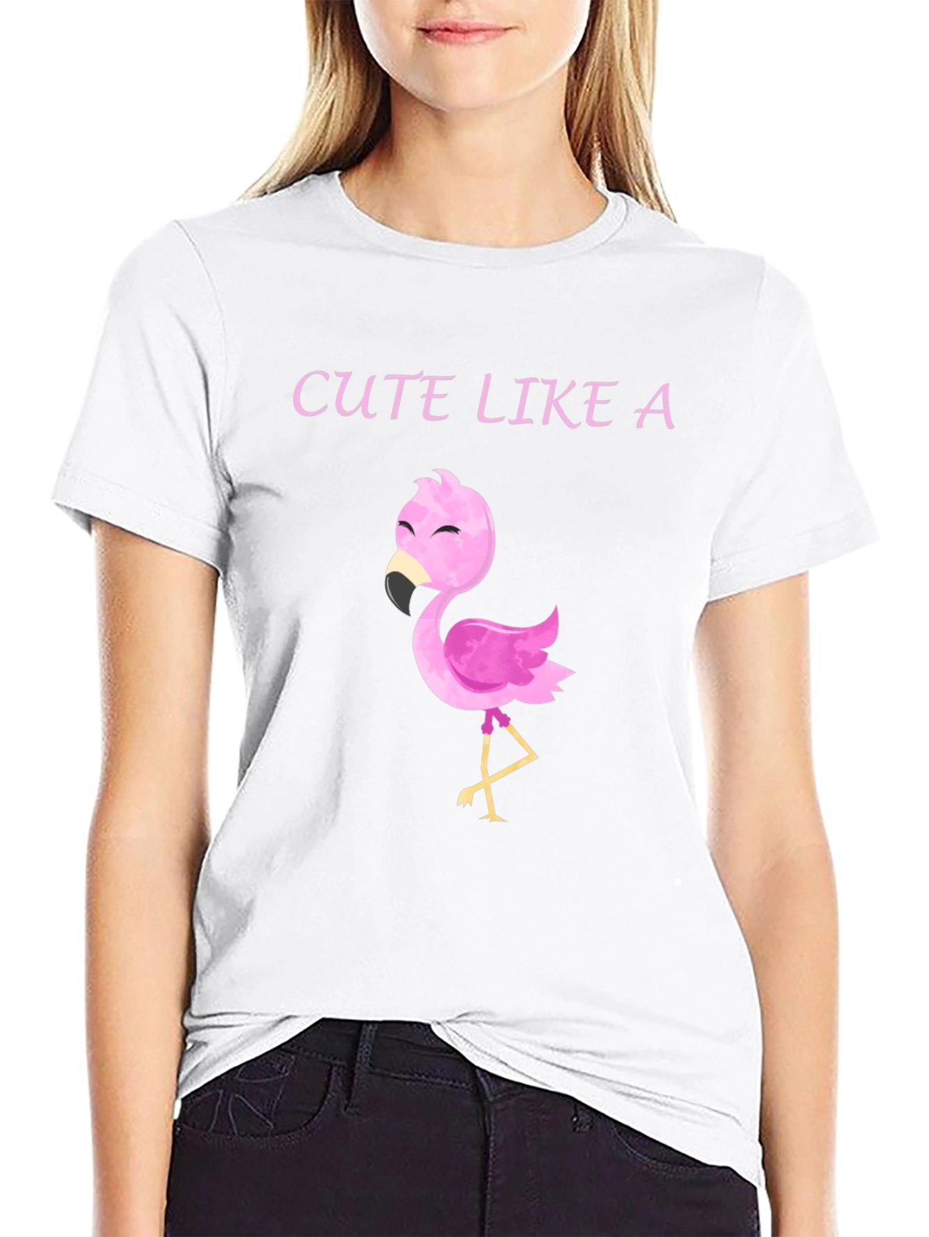 Cute Flamingo Graphic Tee