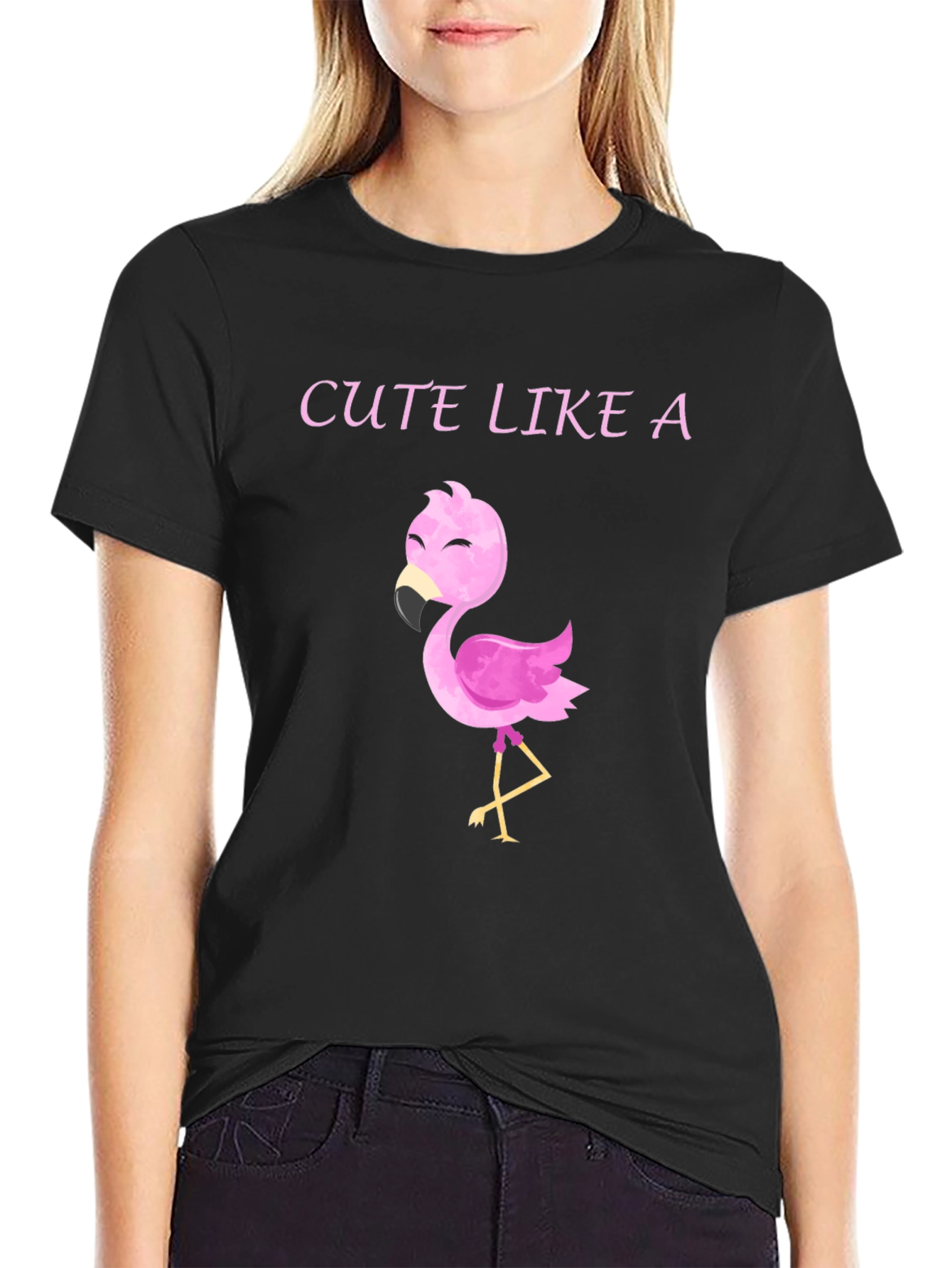 Cute Flamingo Graphic Tee