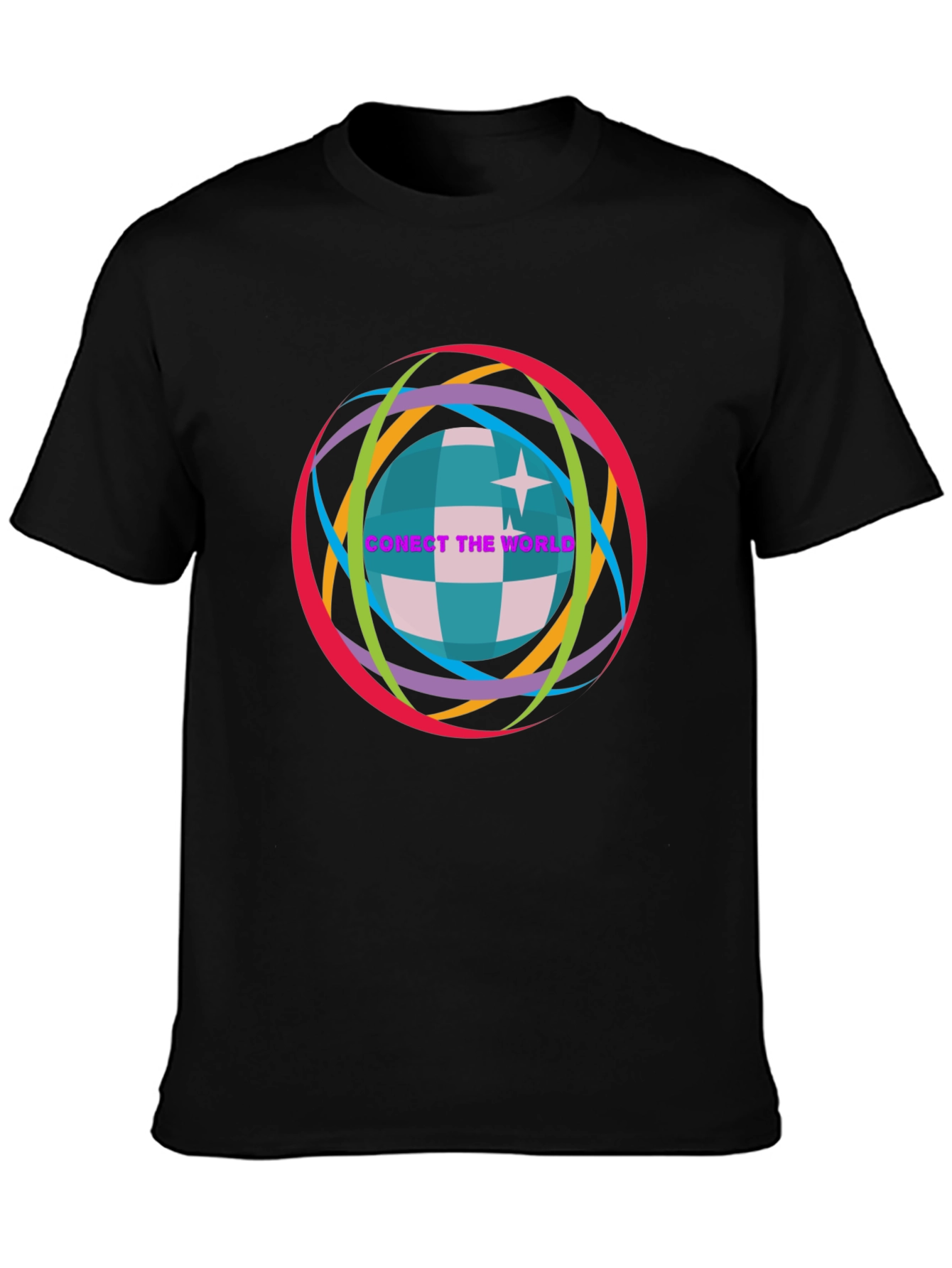 Connect the World Graphic T-Shirt