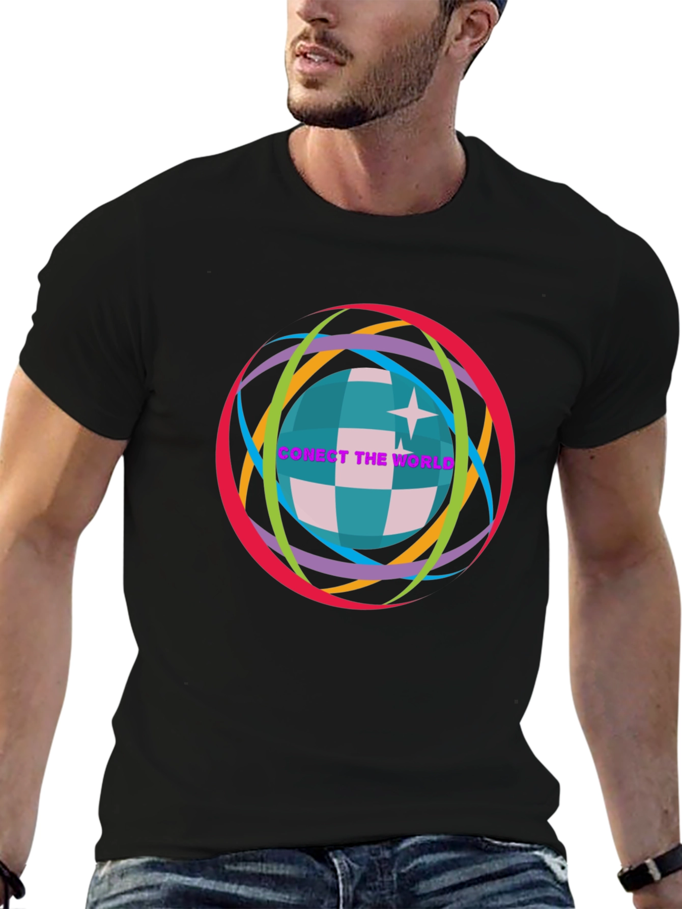 Connect the World Graphic T-Shirt
