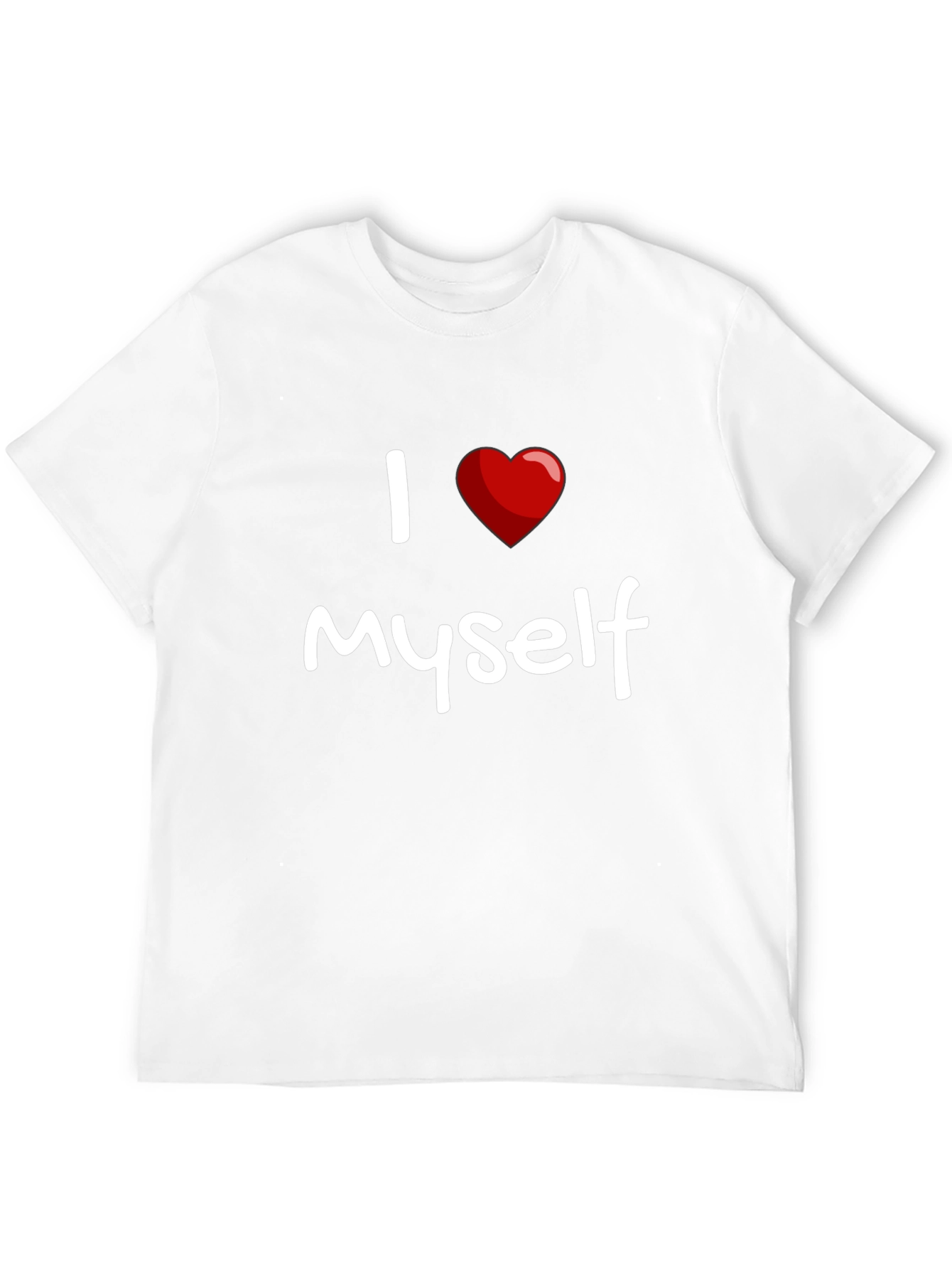 I Heart Myself T-Shirt - Black Short Sleeve
